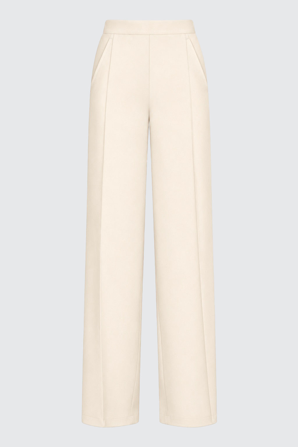 Pantalone Palazzo in Crepe dalla Linea Fluida