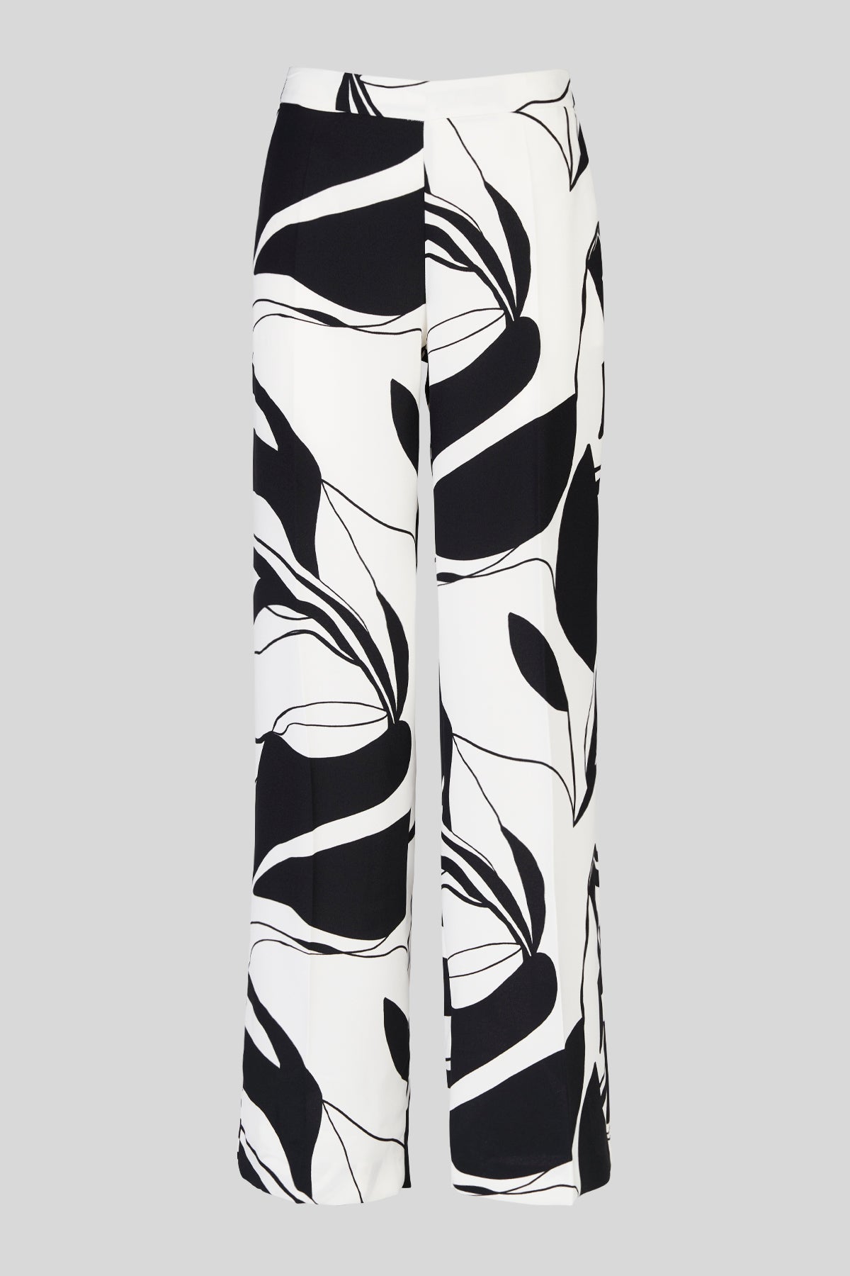 Pantaloni in crepe a fantasia