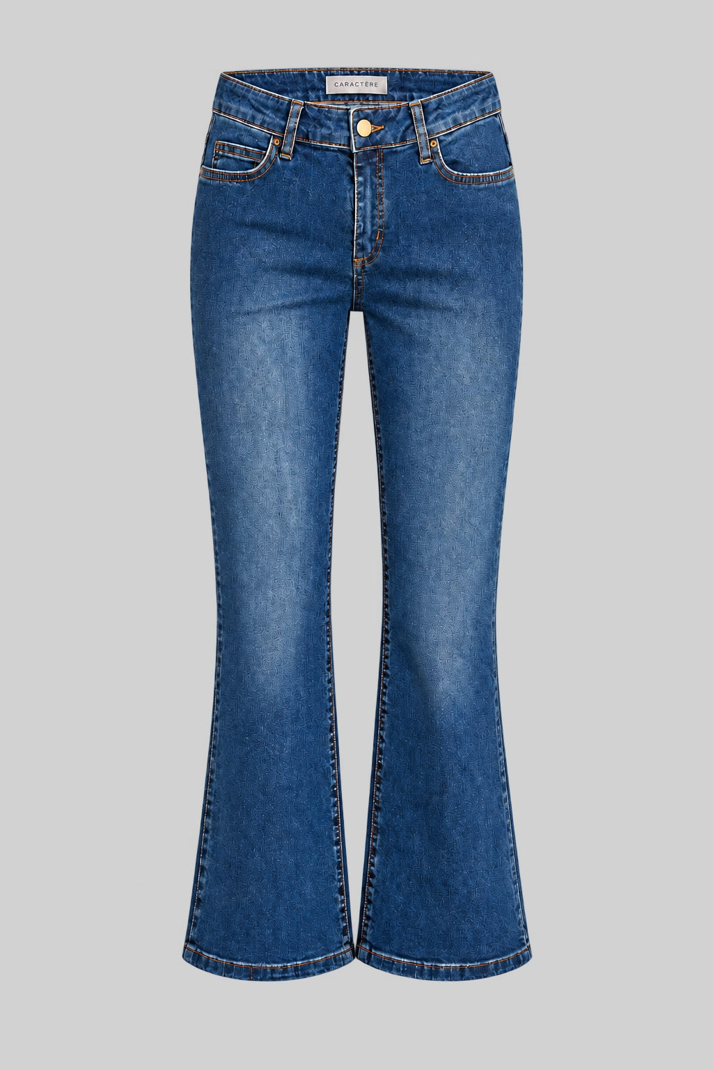 Pantalone a Trombetta in Denim