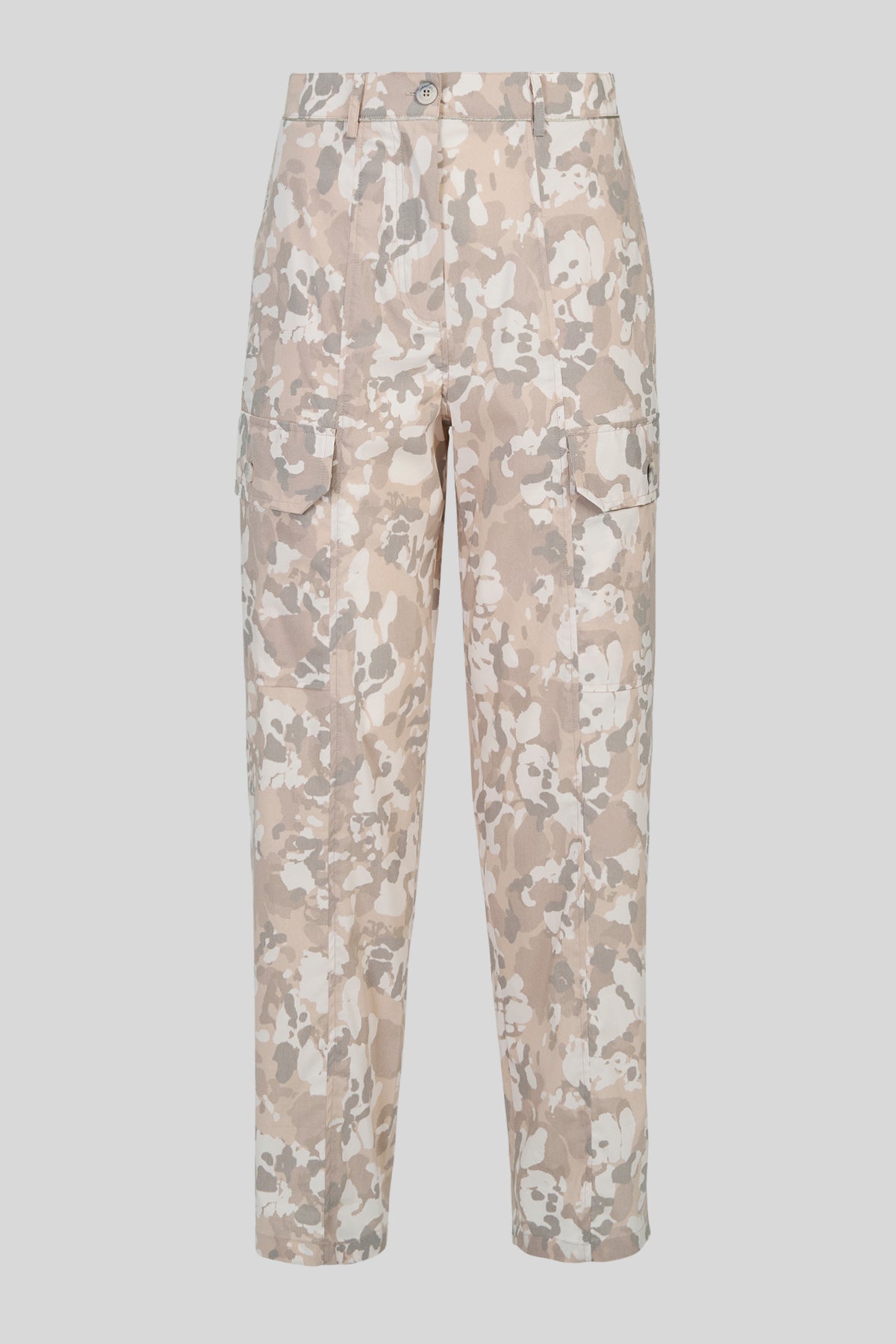 Pantaloni cargo in tencel fluido