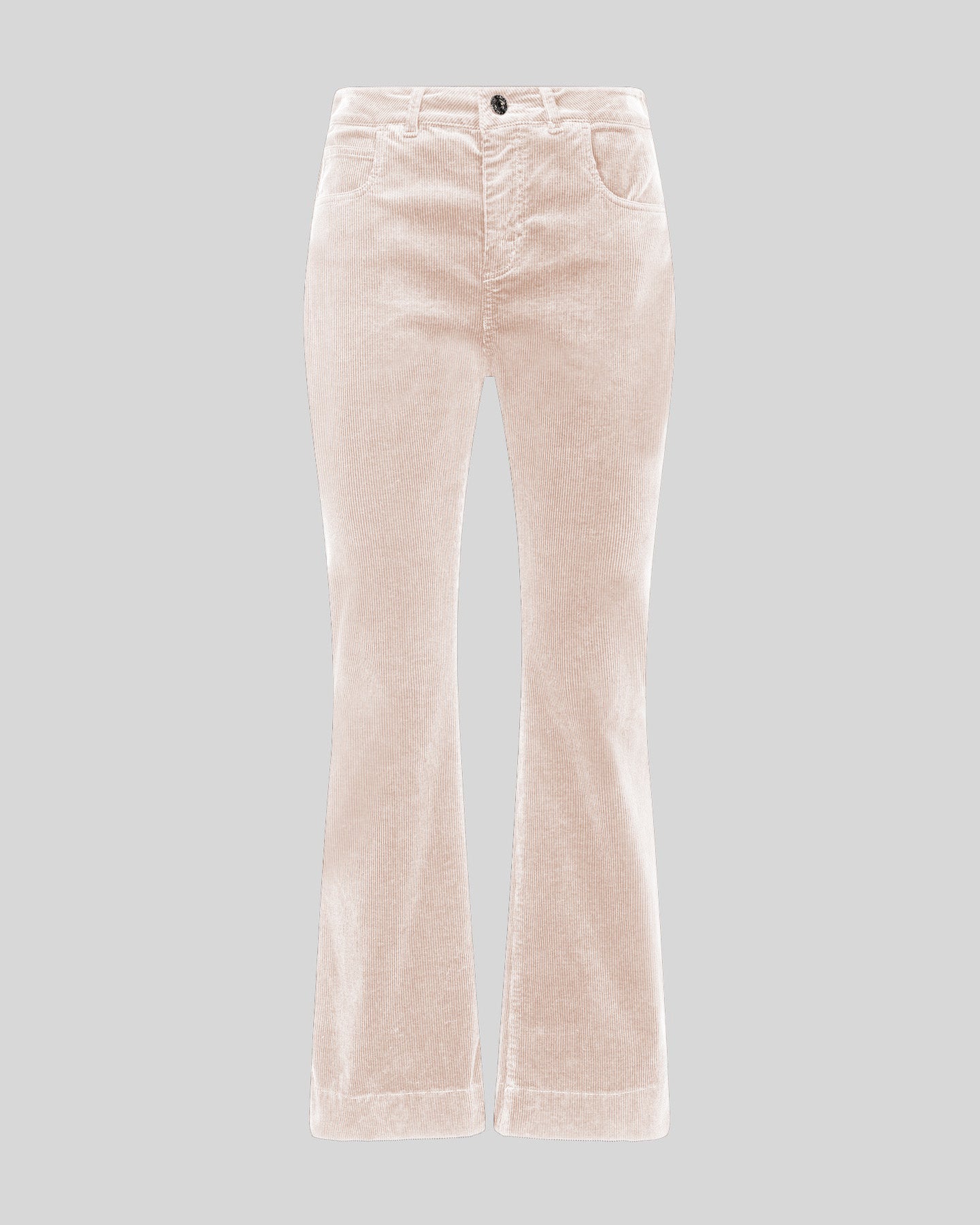 Pantalone a trombetta in velluto a coste