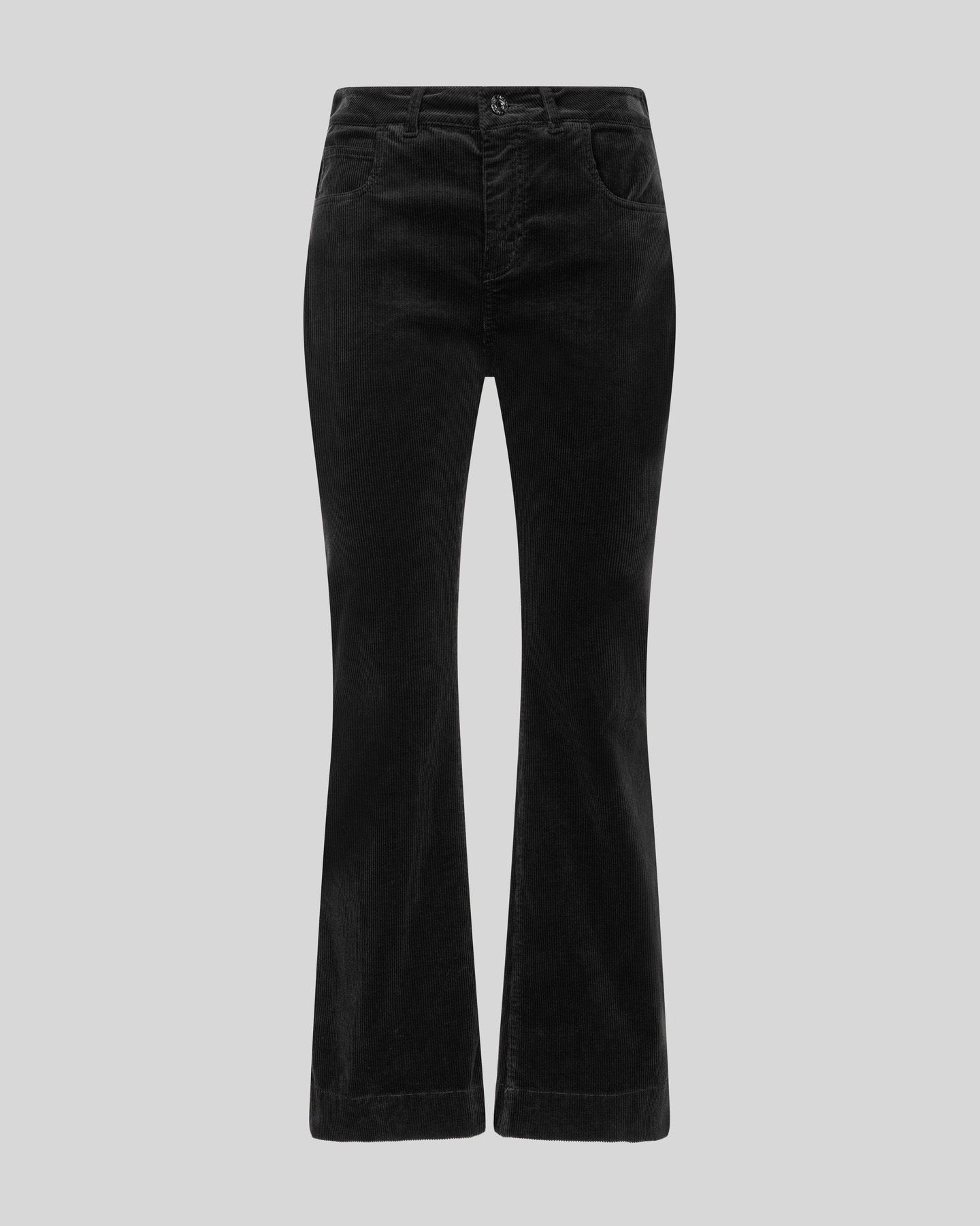 Pantalone a trombetta in velluto a coste