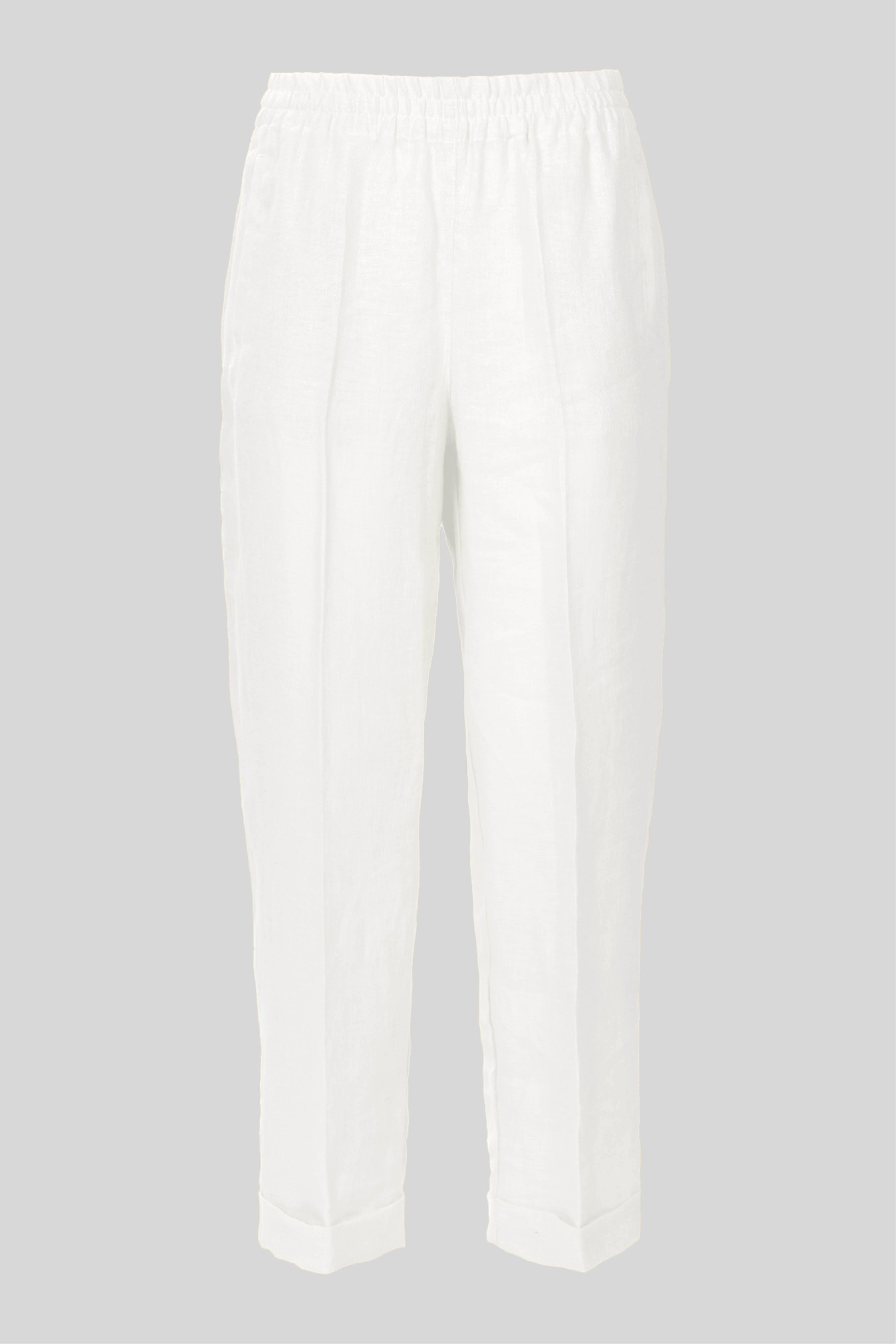 Pantalone dritto in lino