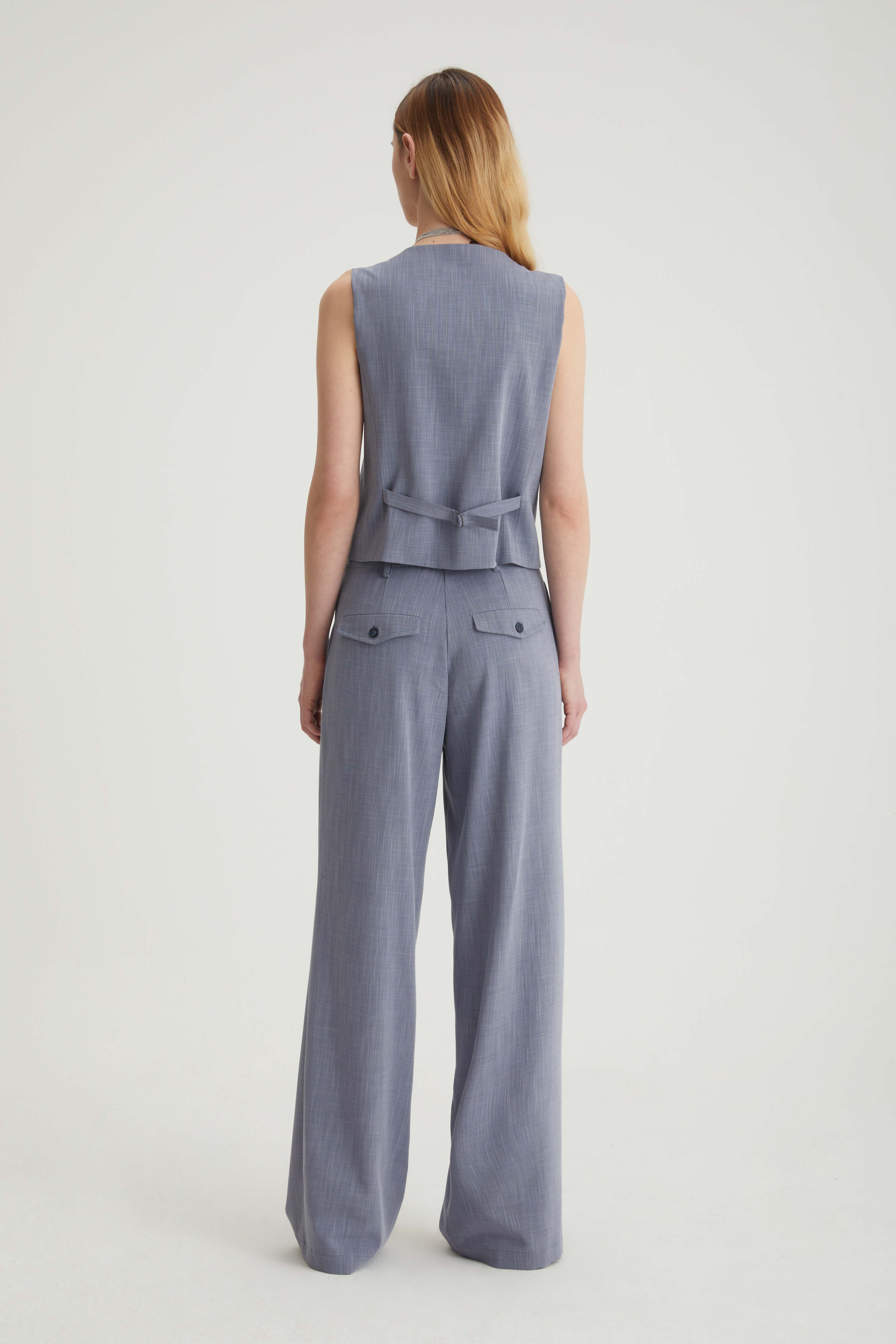 Pantalone effetto denim