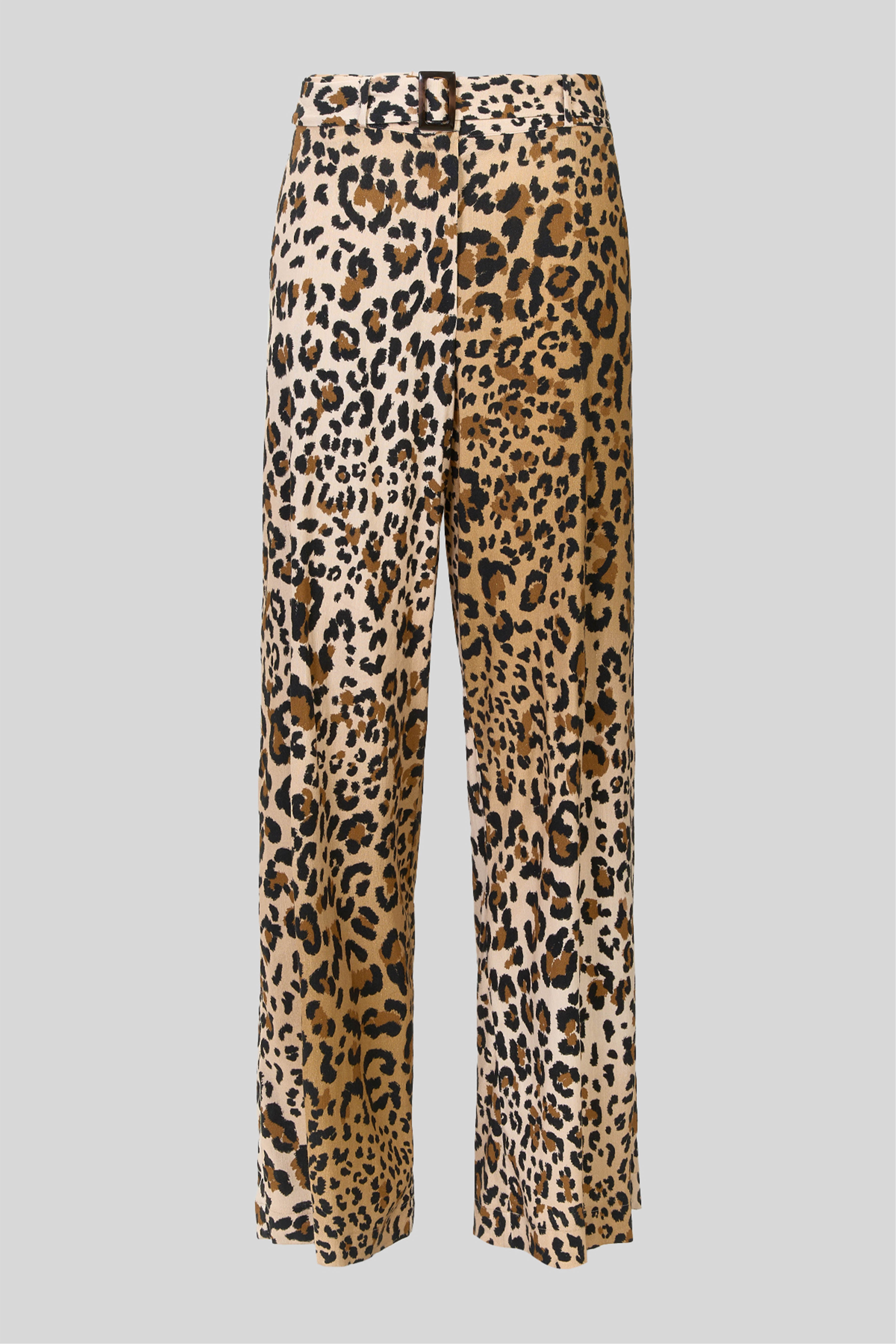 Pantalone ampio in fantasia animalier