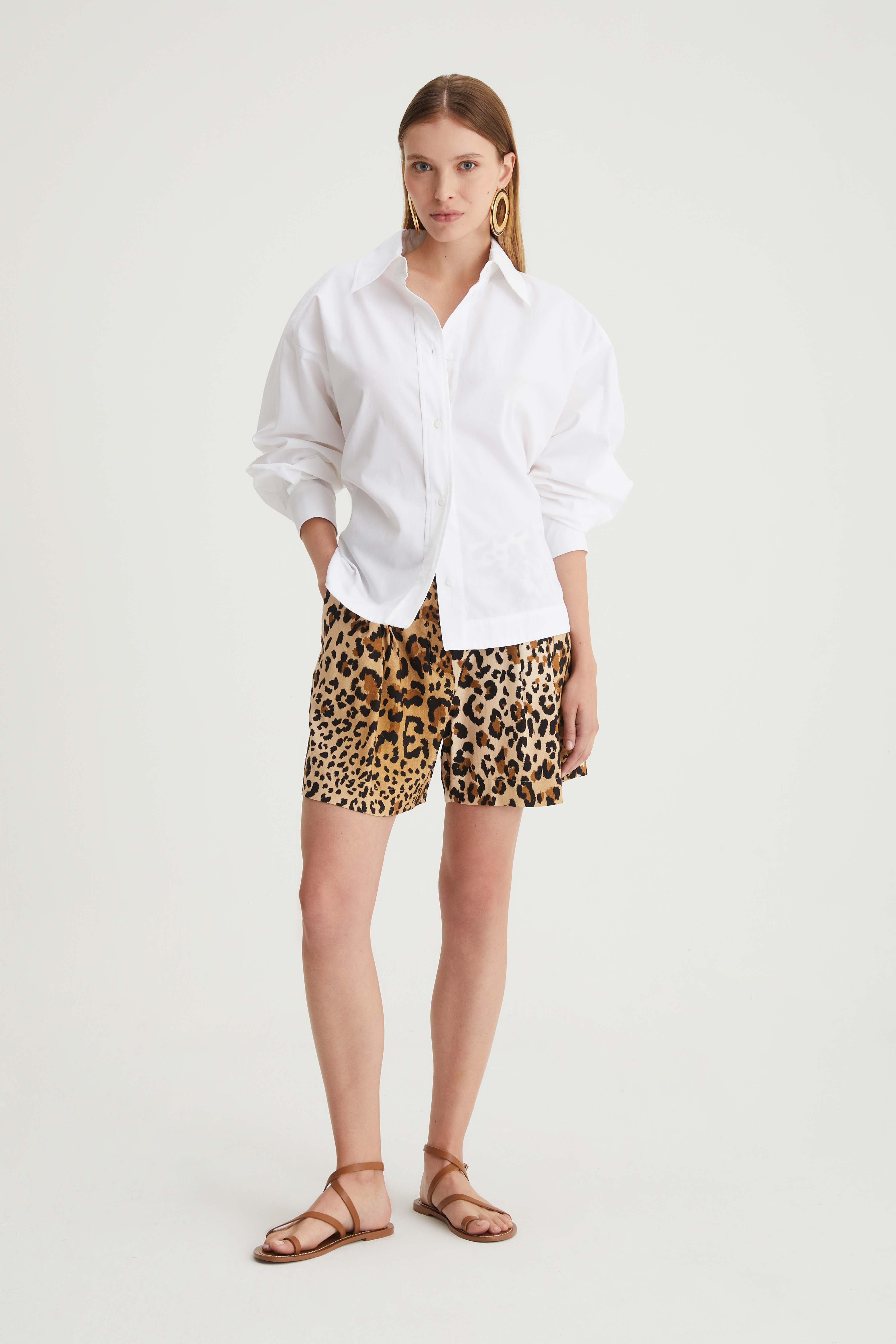 Shorts animalier
