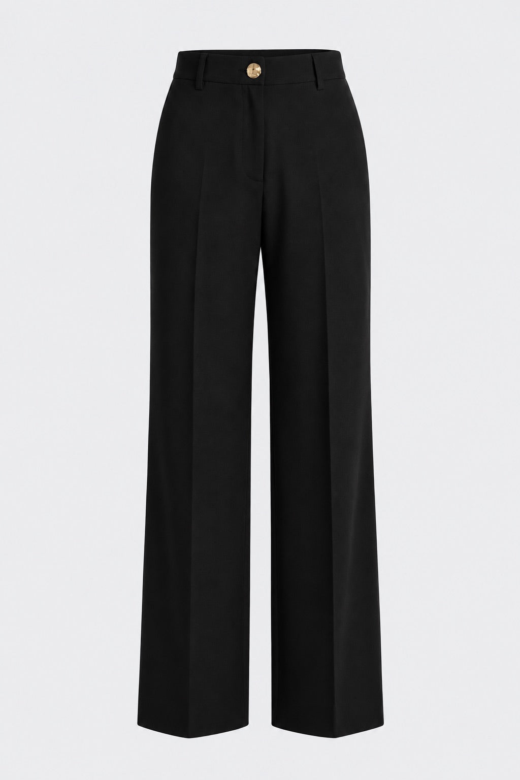 Tailleur giacca corta doppiopetto e pantalone gamba dritta in crepe - Caractère