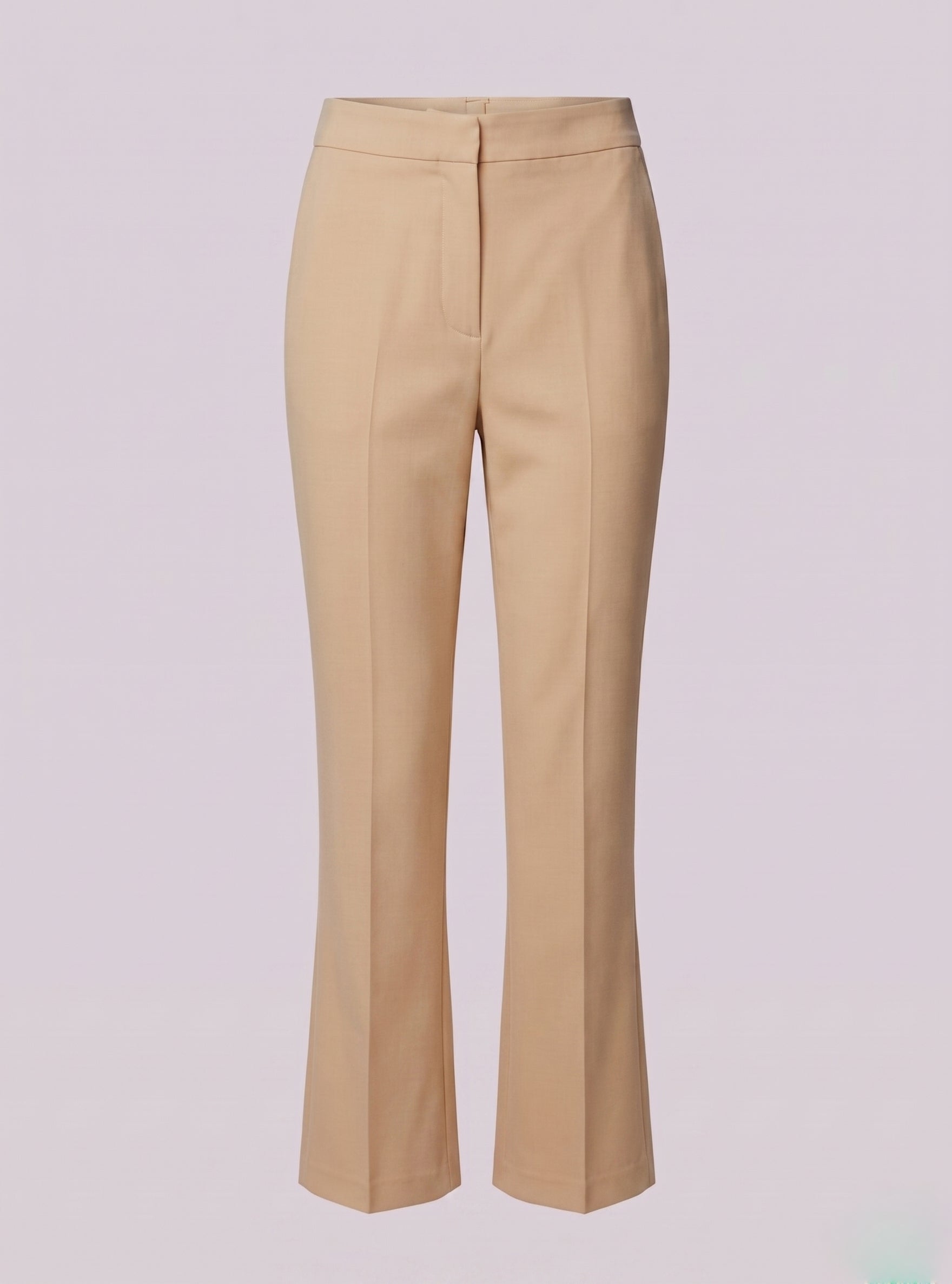 Pantalone a trombetta in cotone stretch