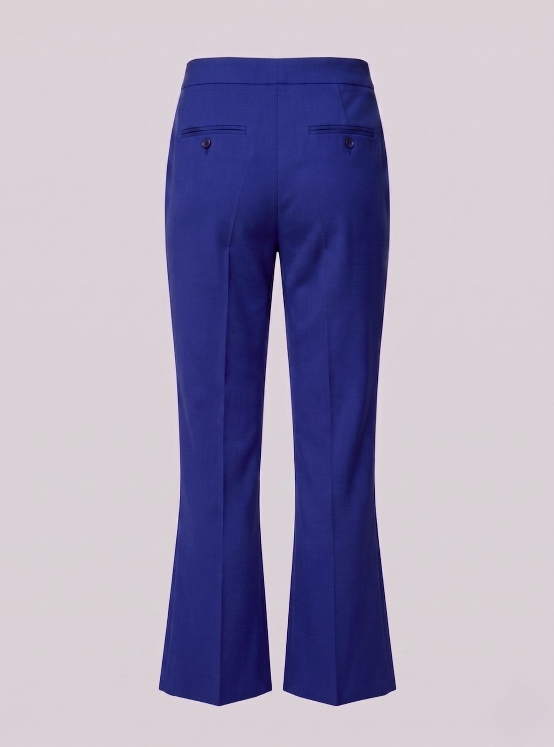 Pantalone a trombetta in cotone stretch