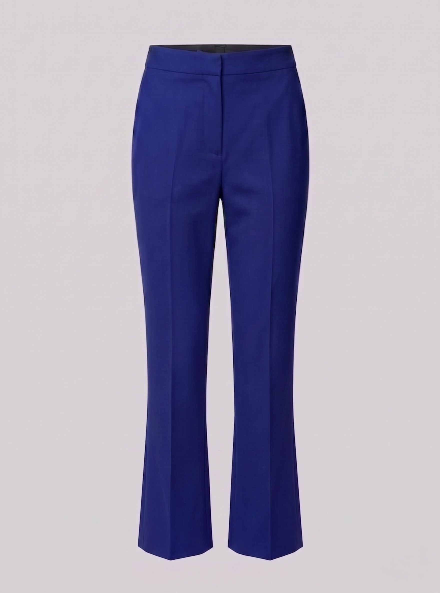 Pantalone a trombetta in cotone stretch