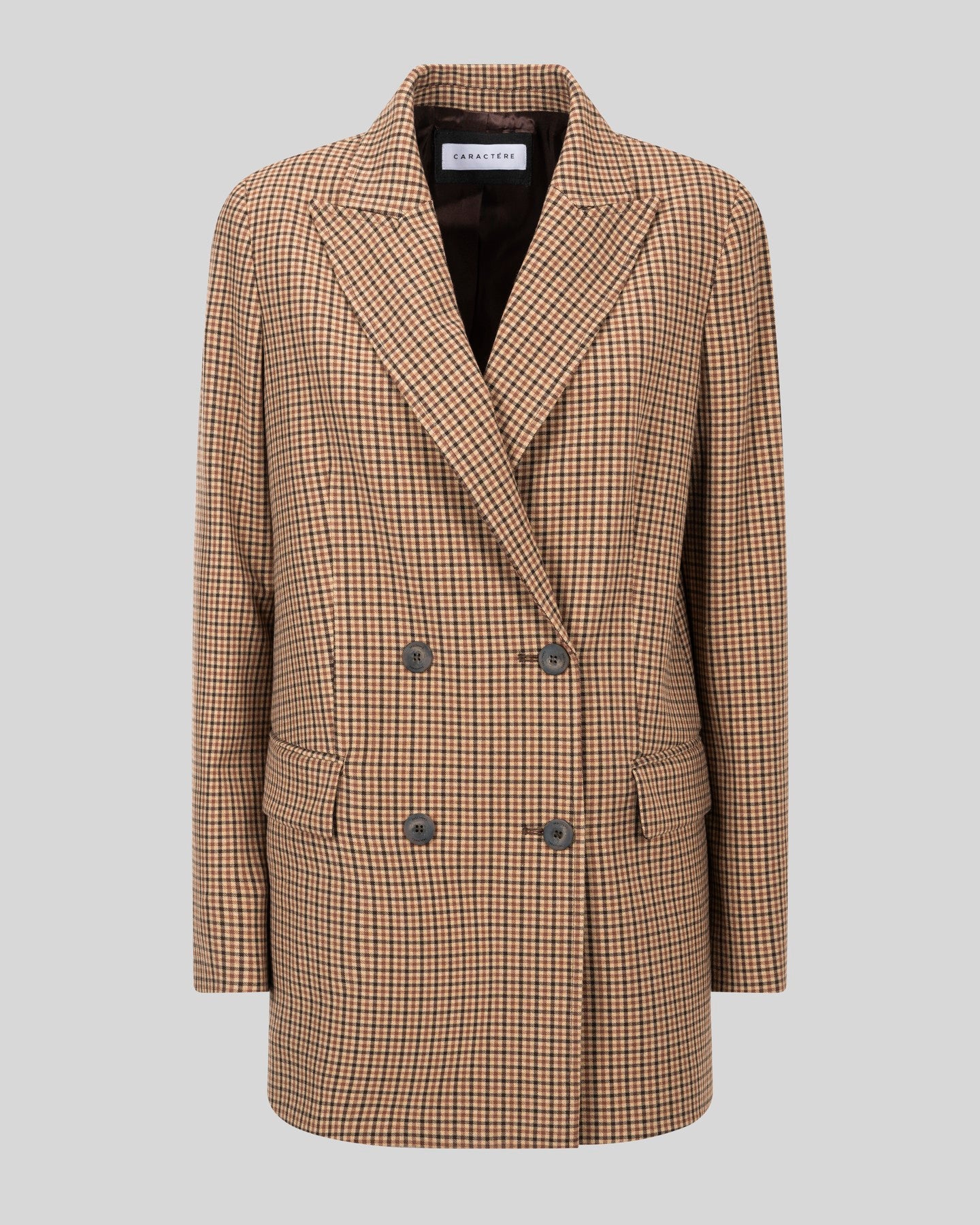 Giacca in twill fantasia