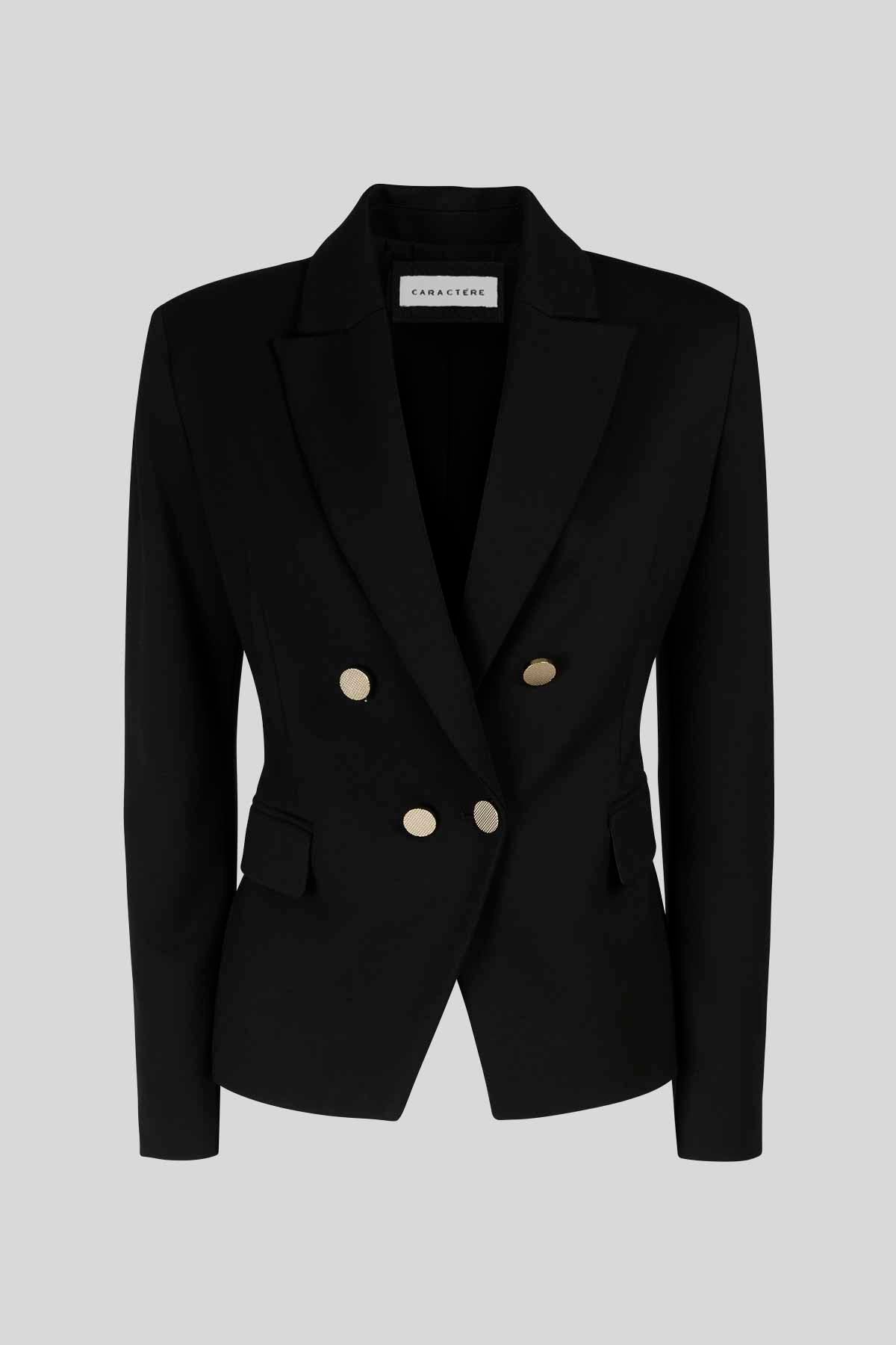 Blazer doppiopetto in jersey punto Milano