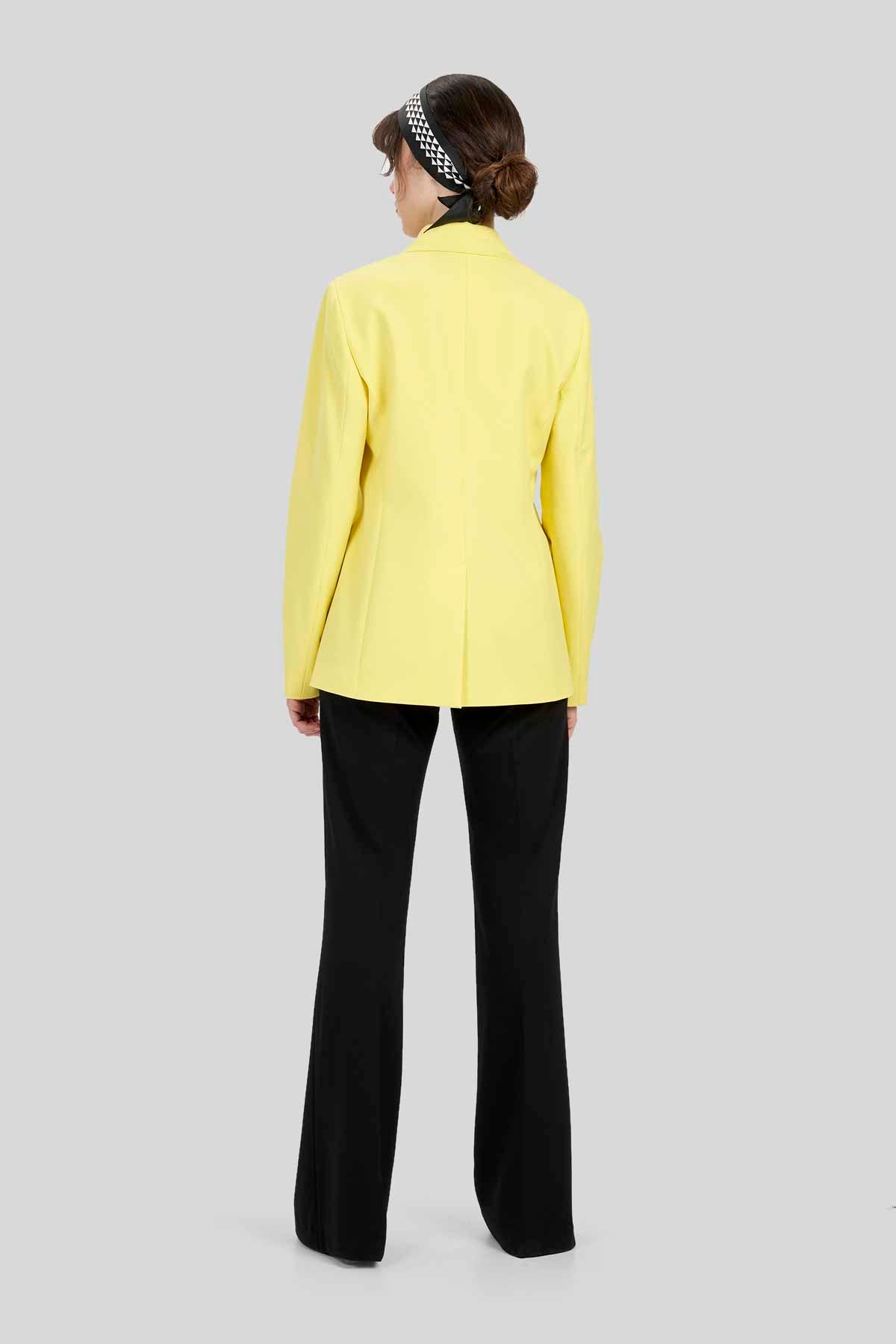 Blazer doppiopetto in tela stretch