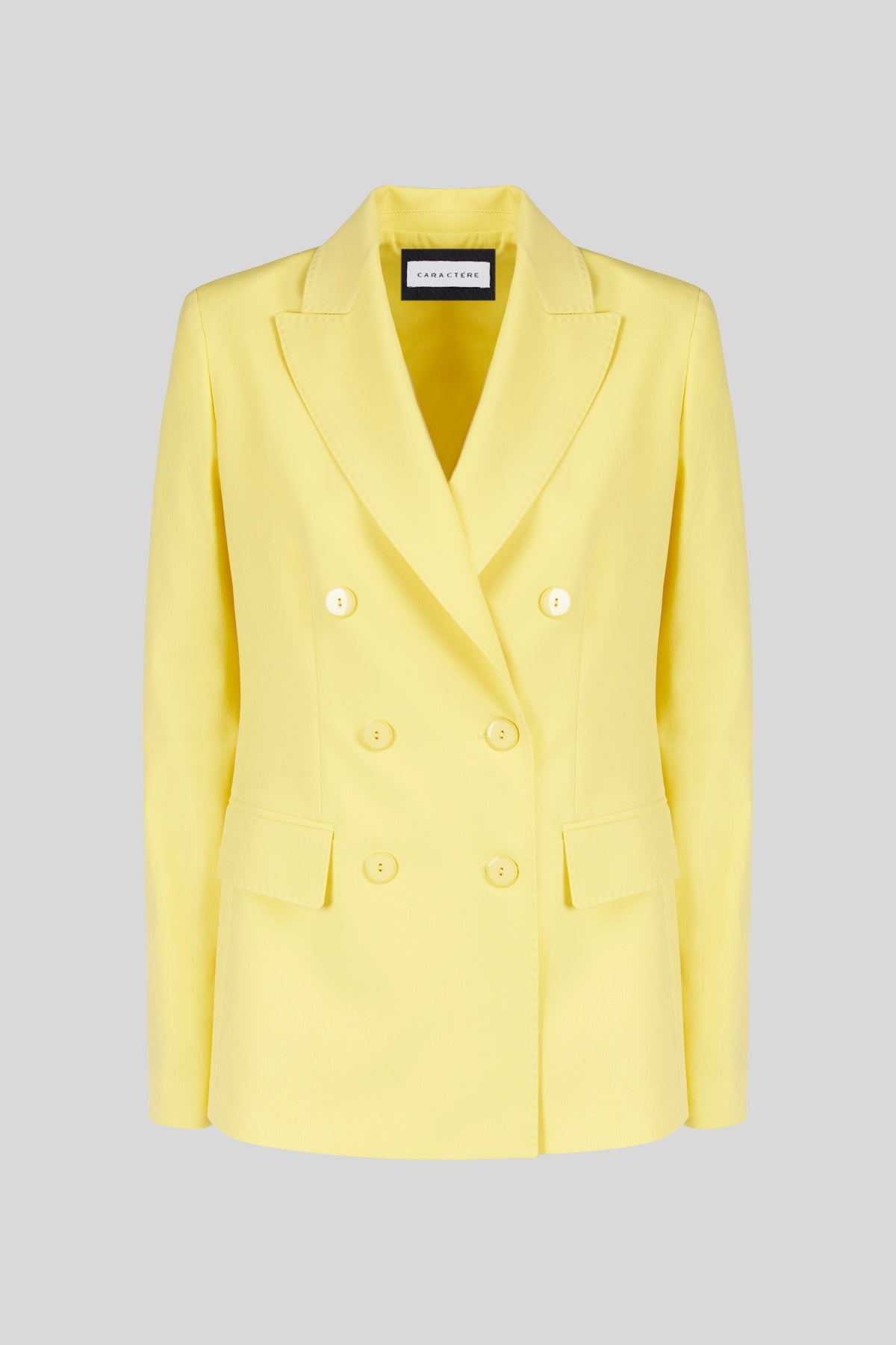 Blazer doppiopetto in tela stretch