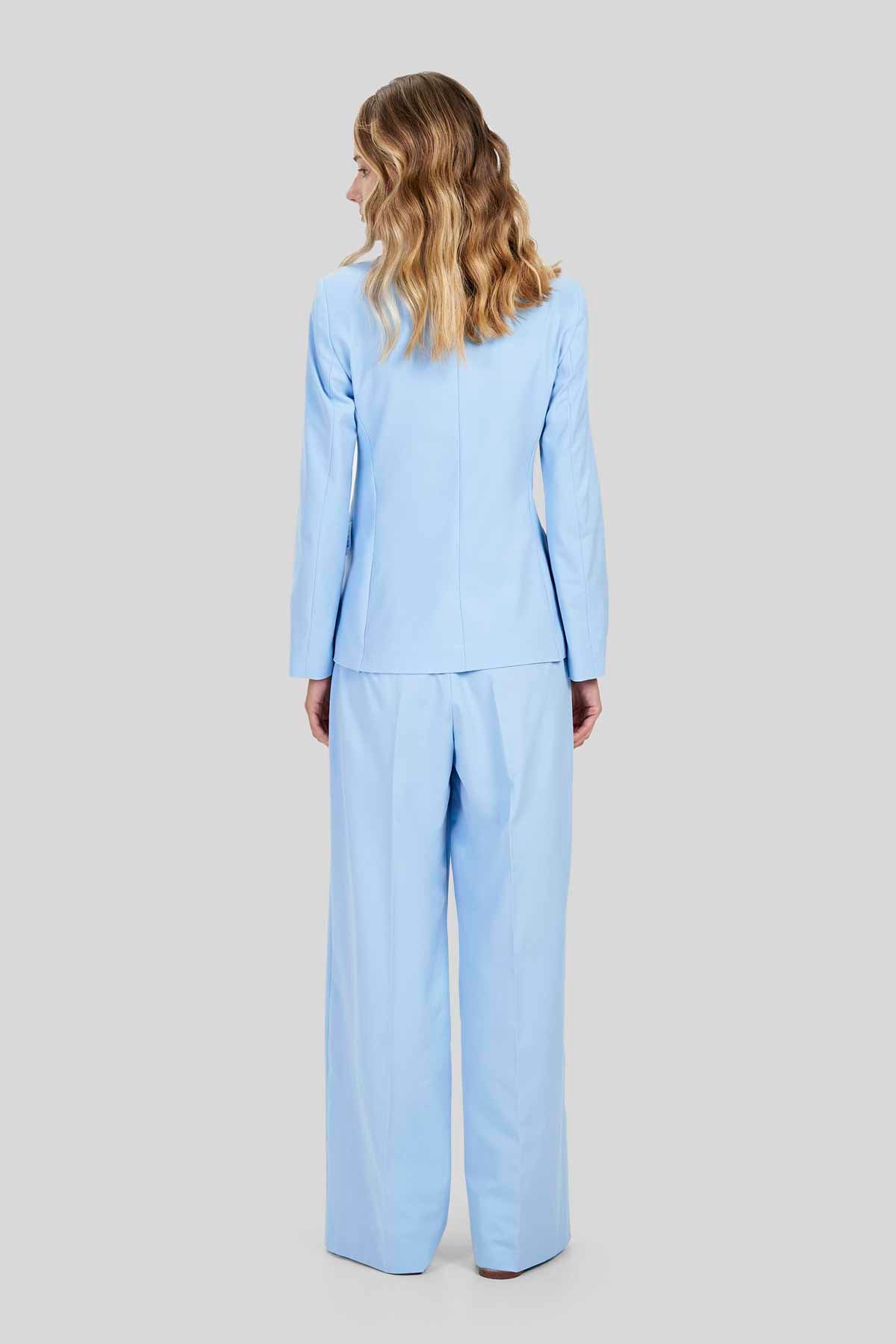 Blazer Monopetto in Tela Stretch
