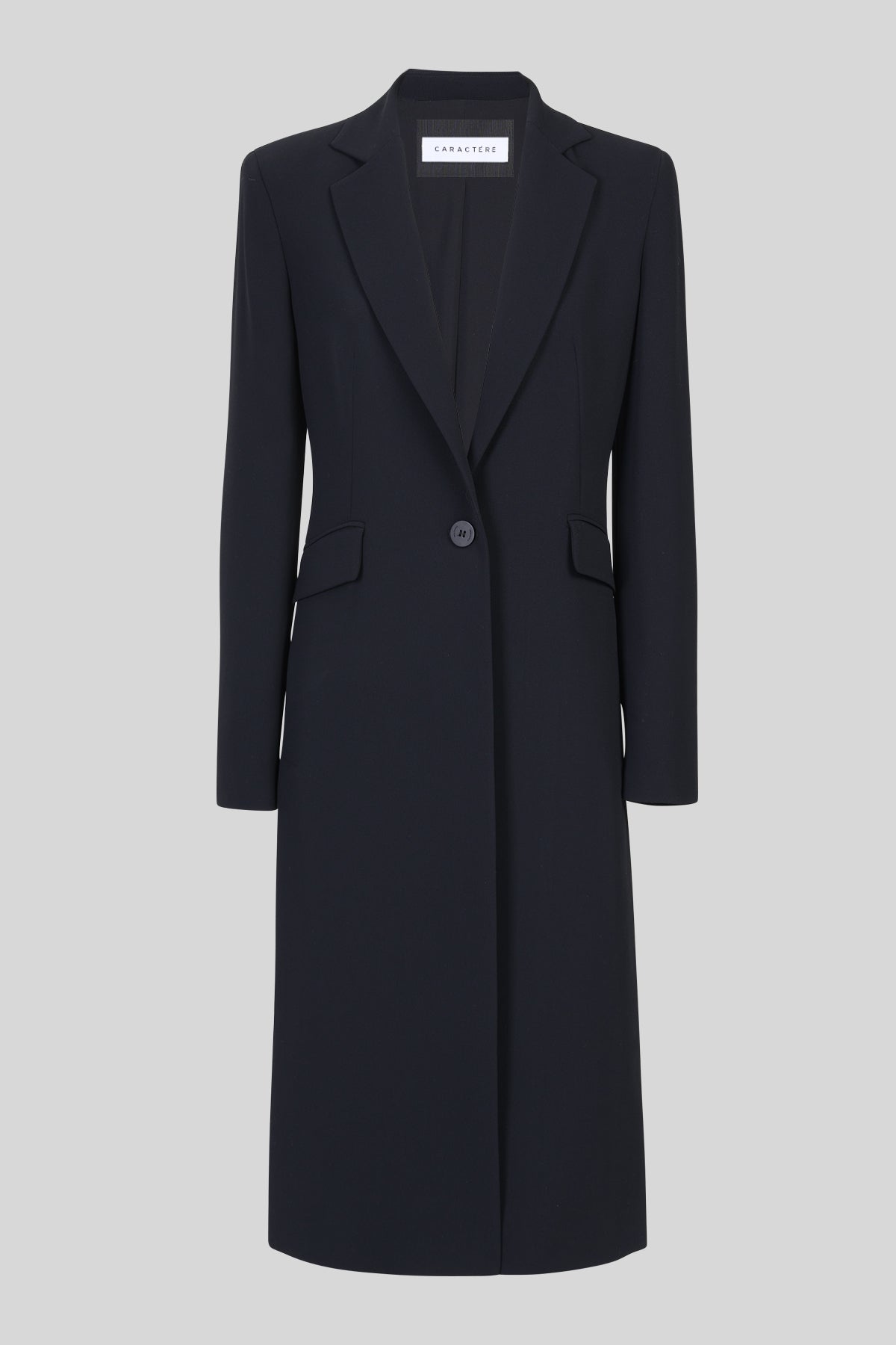 Giacca lunga in crepe