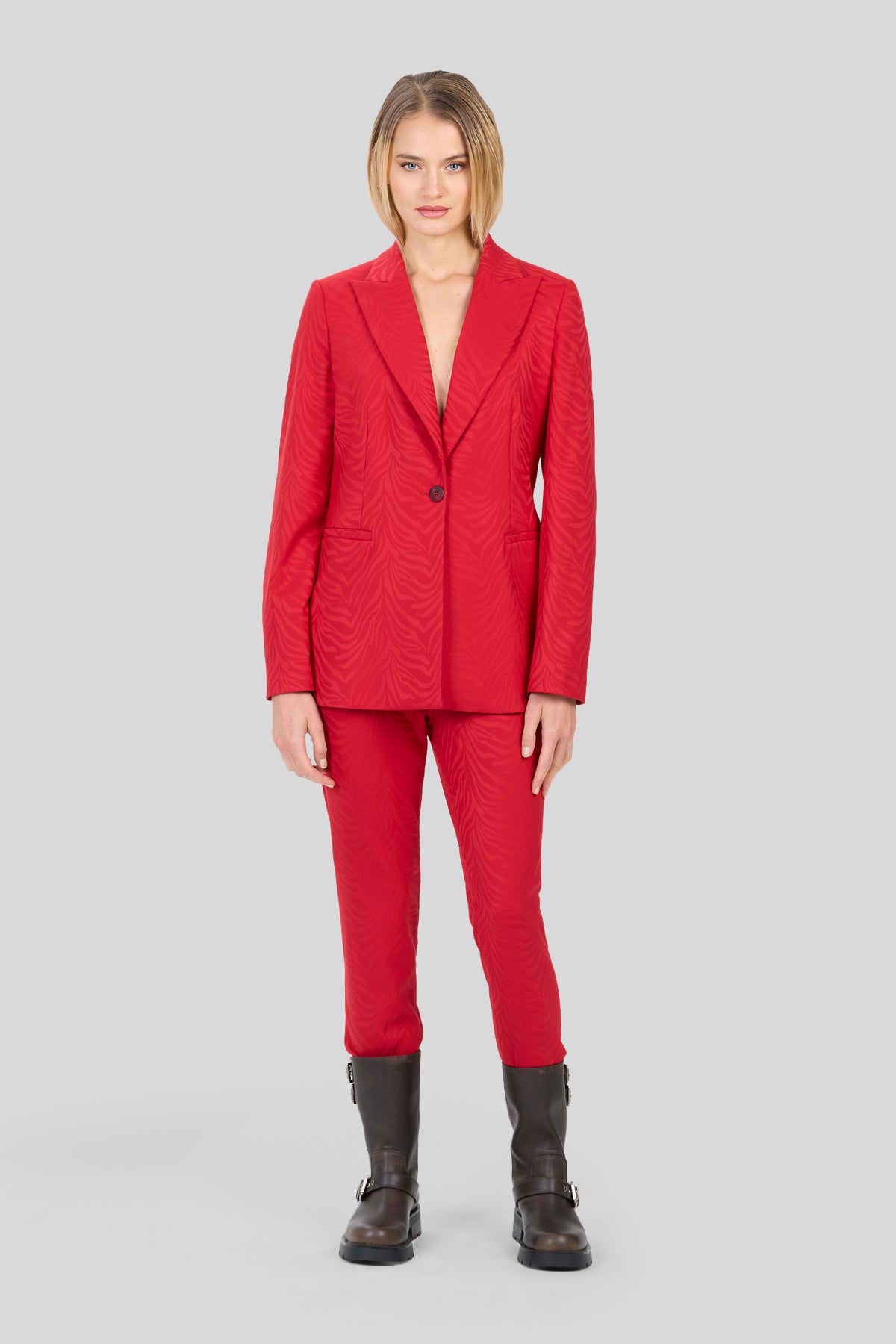 Blazer raso jacquard