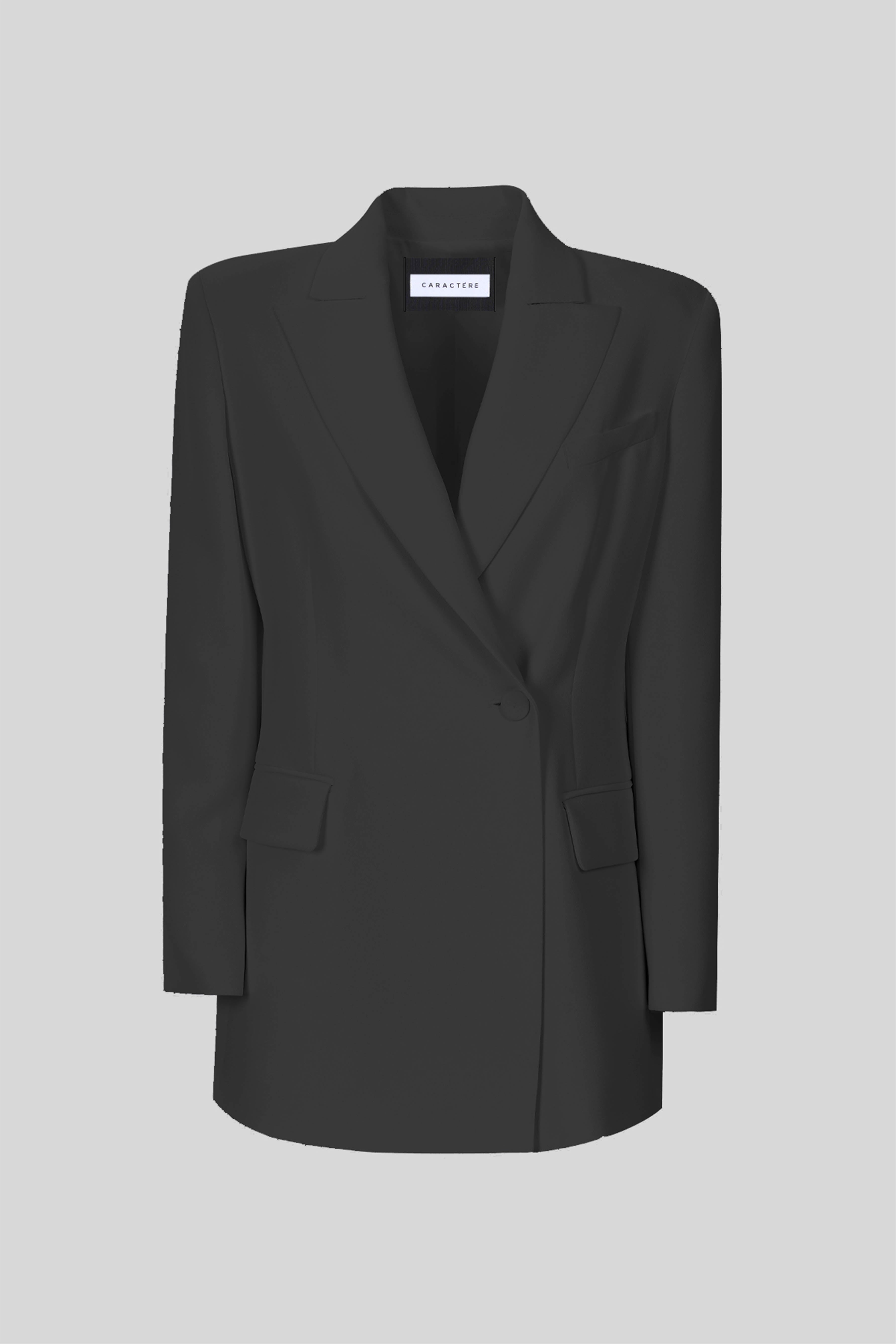 Double breasted jacket with pockets