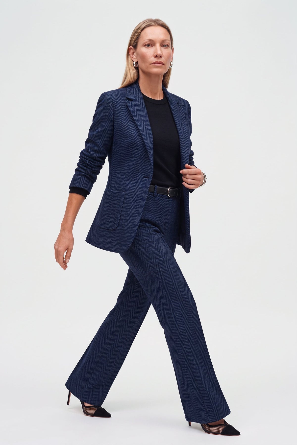 Tailleur In Punto Milano Jacquard