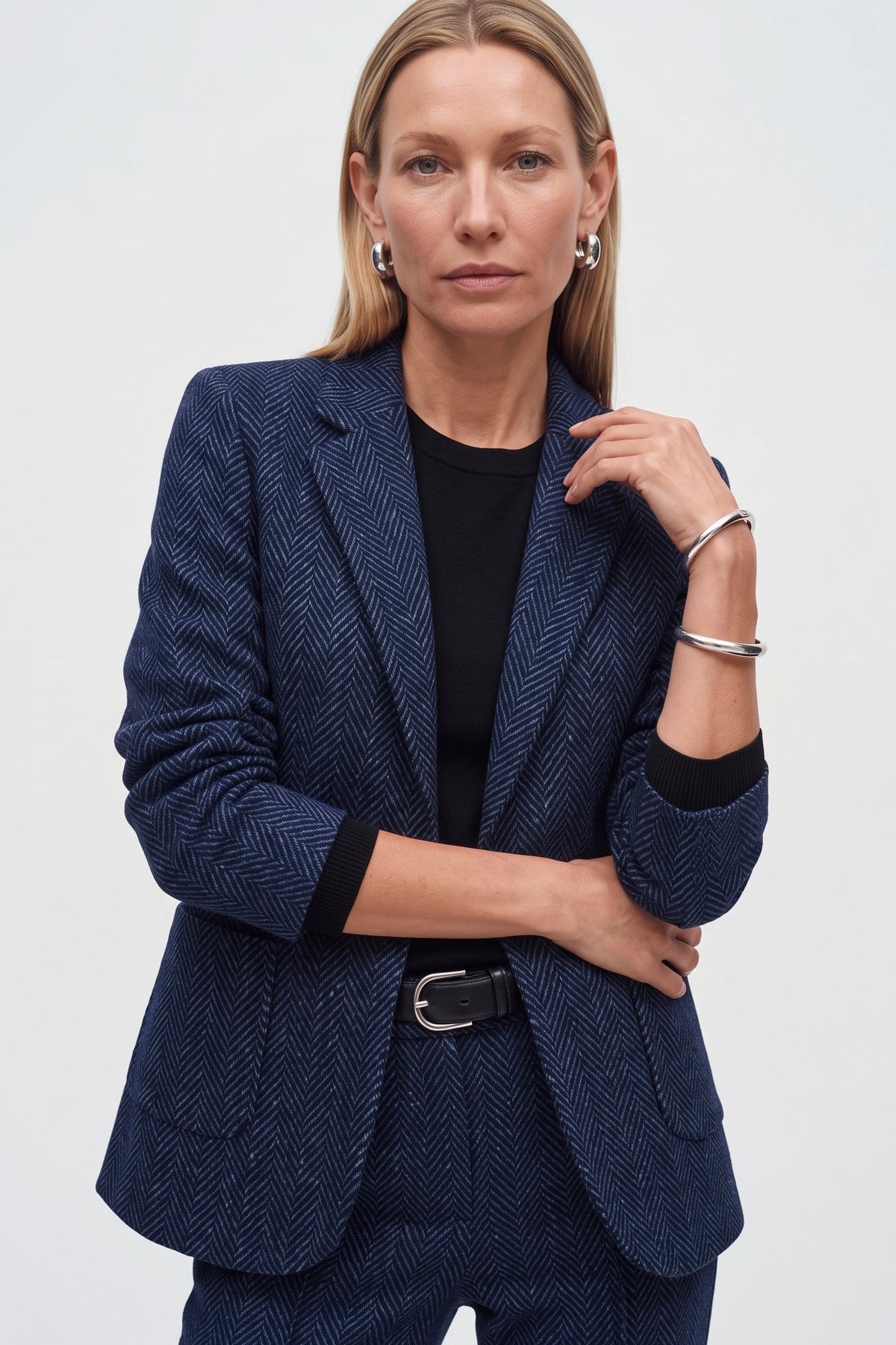 Tailleur In Punto Milano Jacquard
