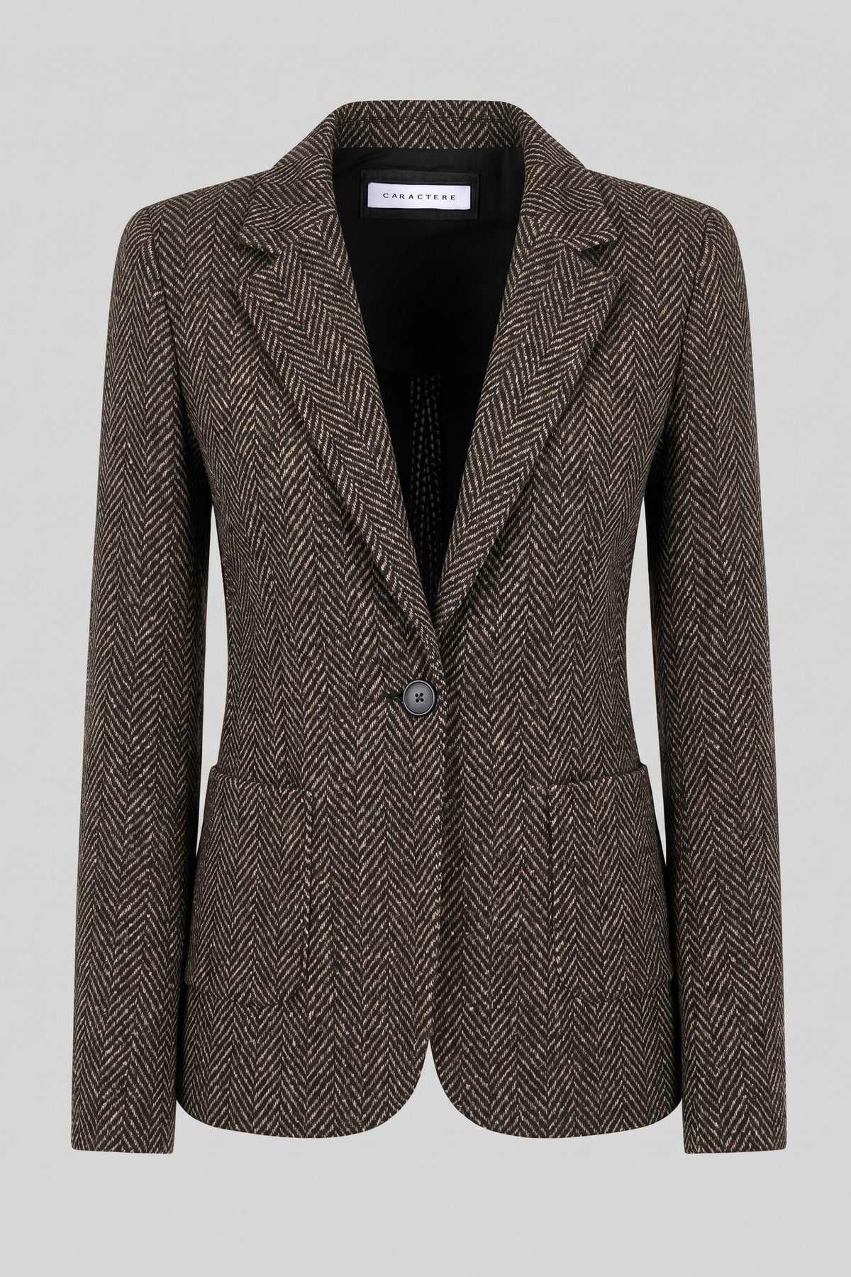 Giacca Monopetto In Punto Milano Jacquard