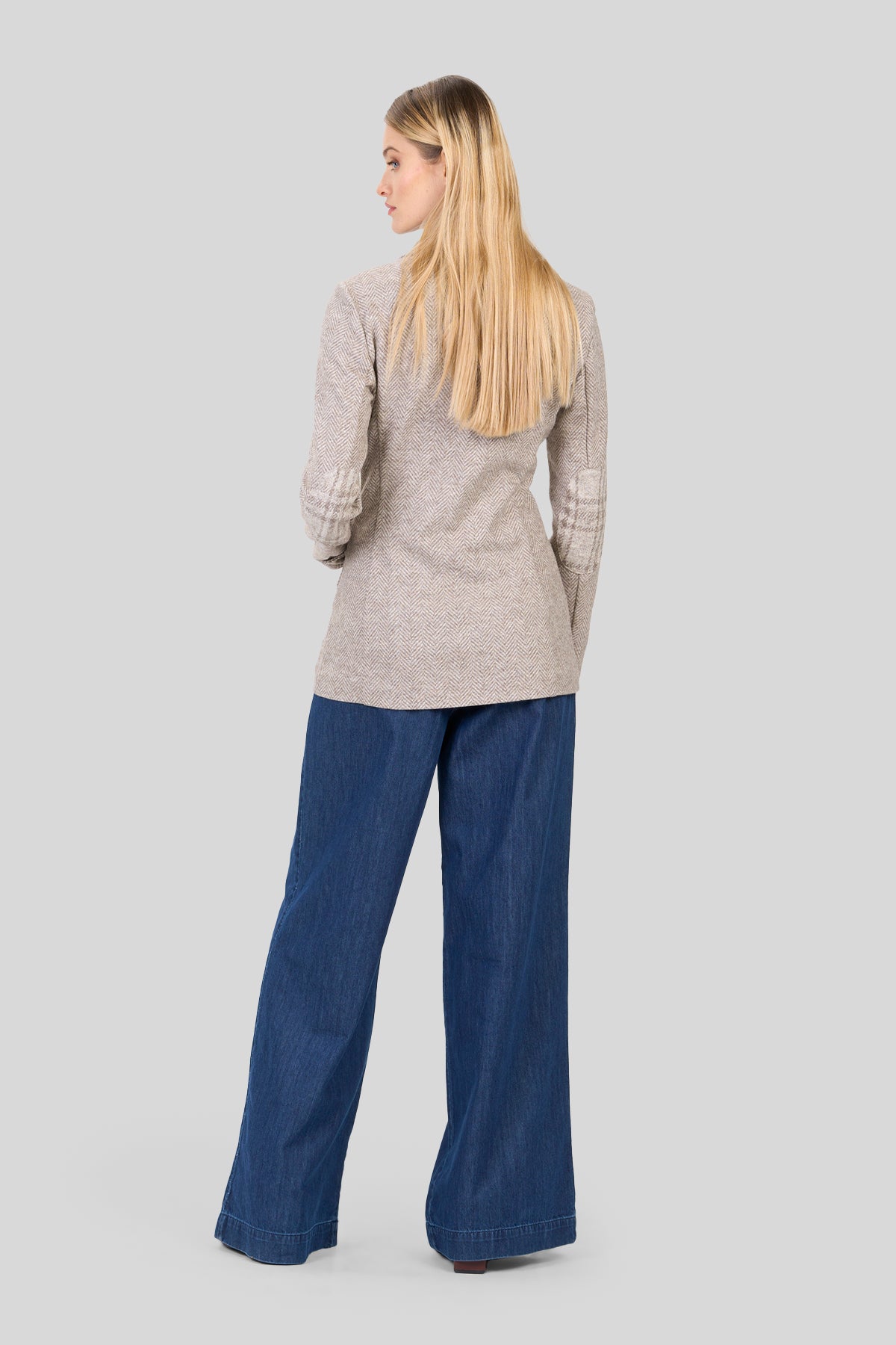 Blazer in misto lana