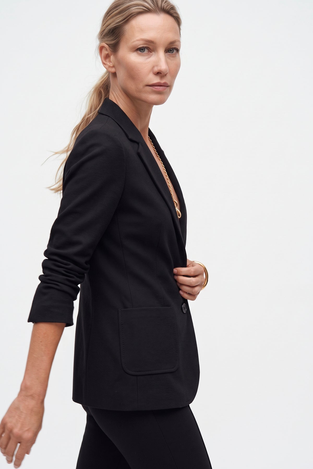Tailleur Classico In Punto Milano - Caractère