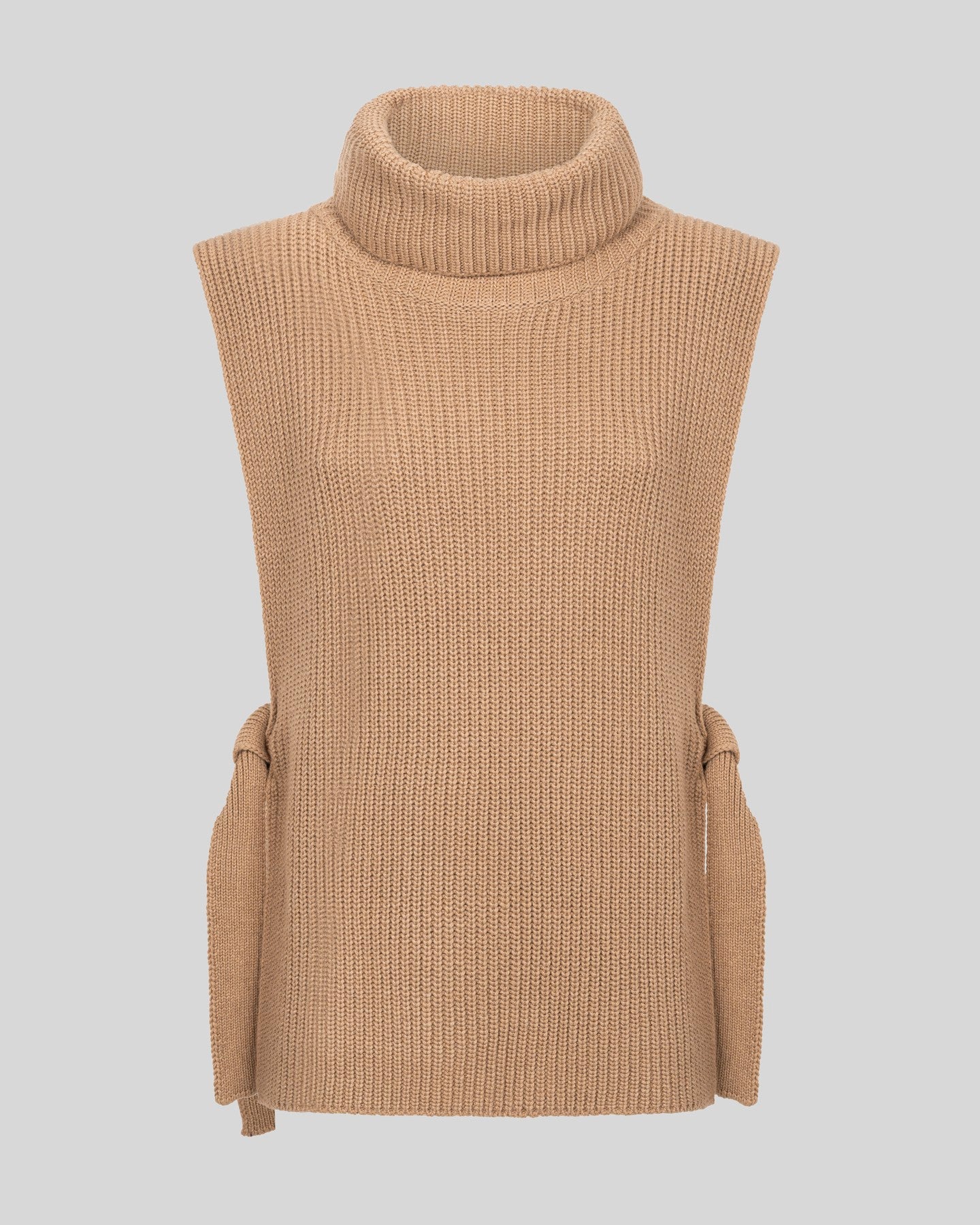 Gilet con collo alto