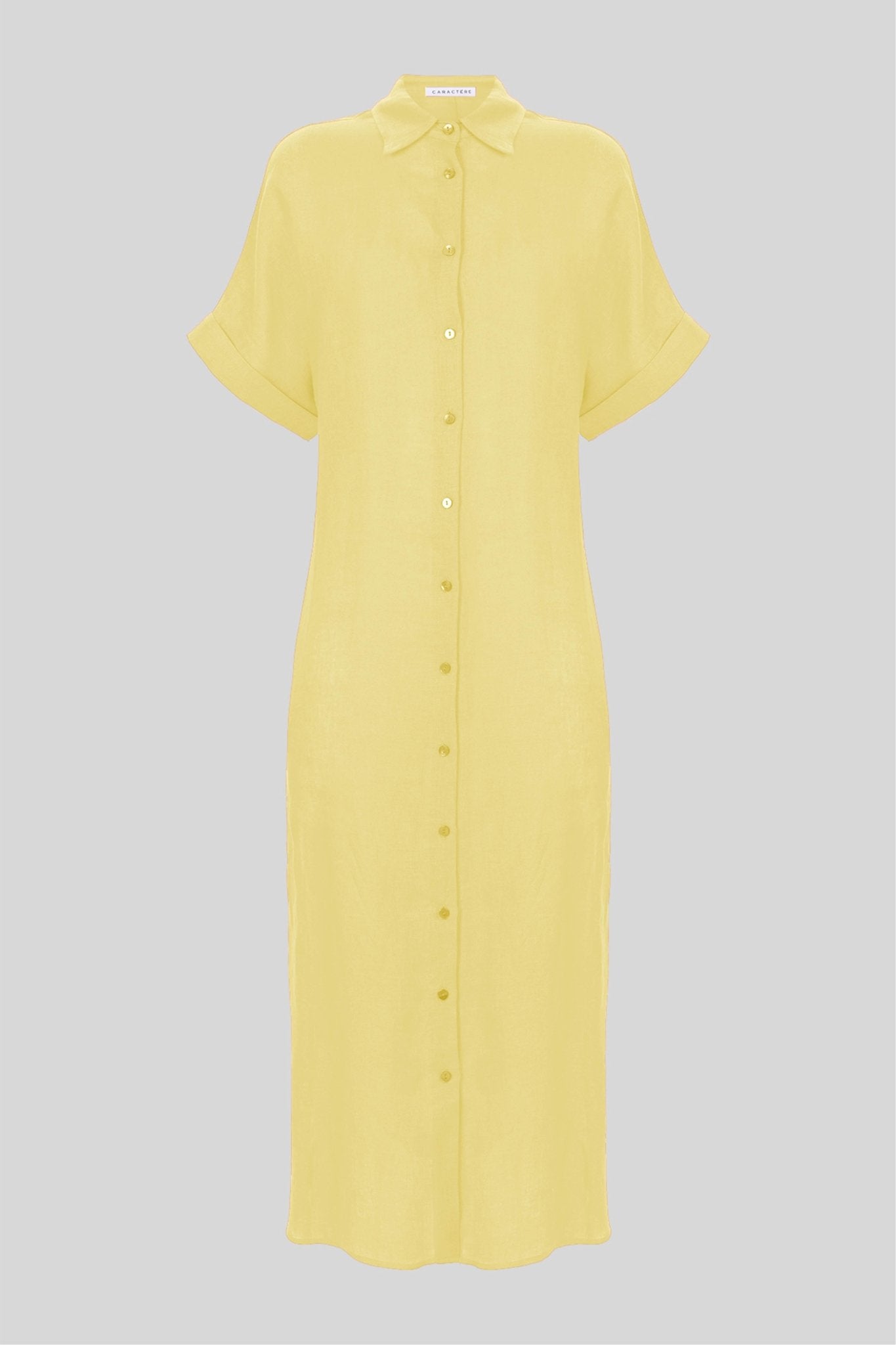 Abito camicia in lino - Caractère