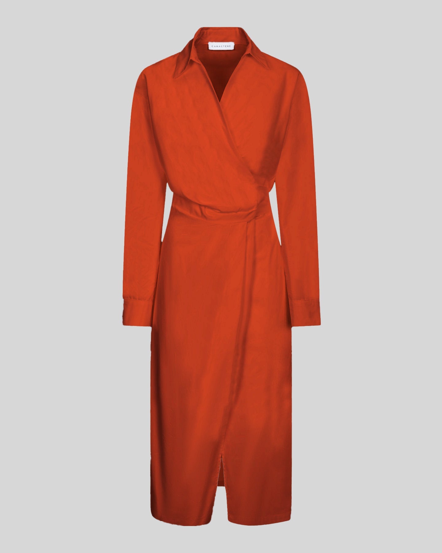 Abito Camicia midi in Cotone con Cintura - Caractère