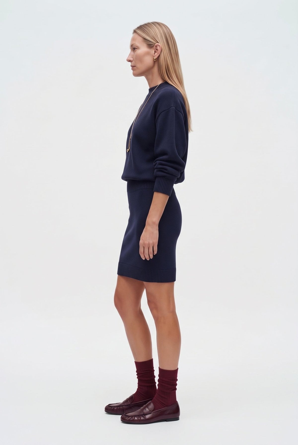 Abito In Maglia Girocollo in misto lana - Caractère