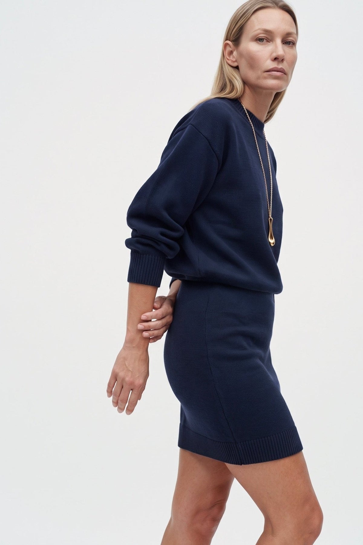 Abito In Maglia Girocollo in misto lana - Caractère