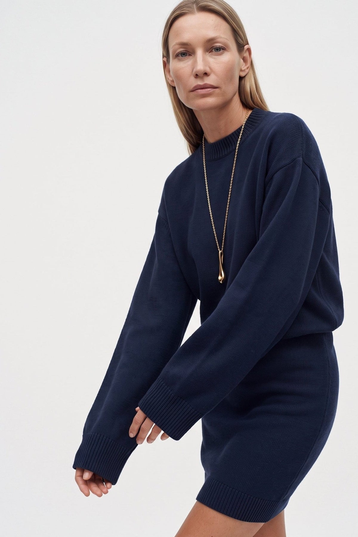 Abito In Maglia Girocollo in misto lana - Caractère