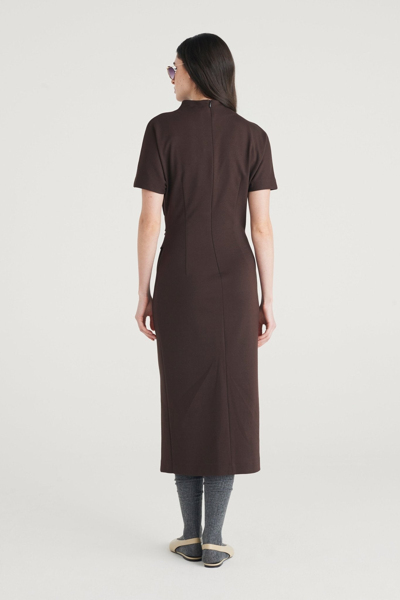 Abito longuette con spacco - Caractère