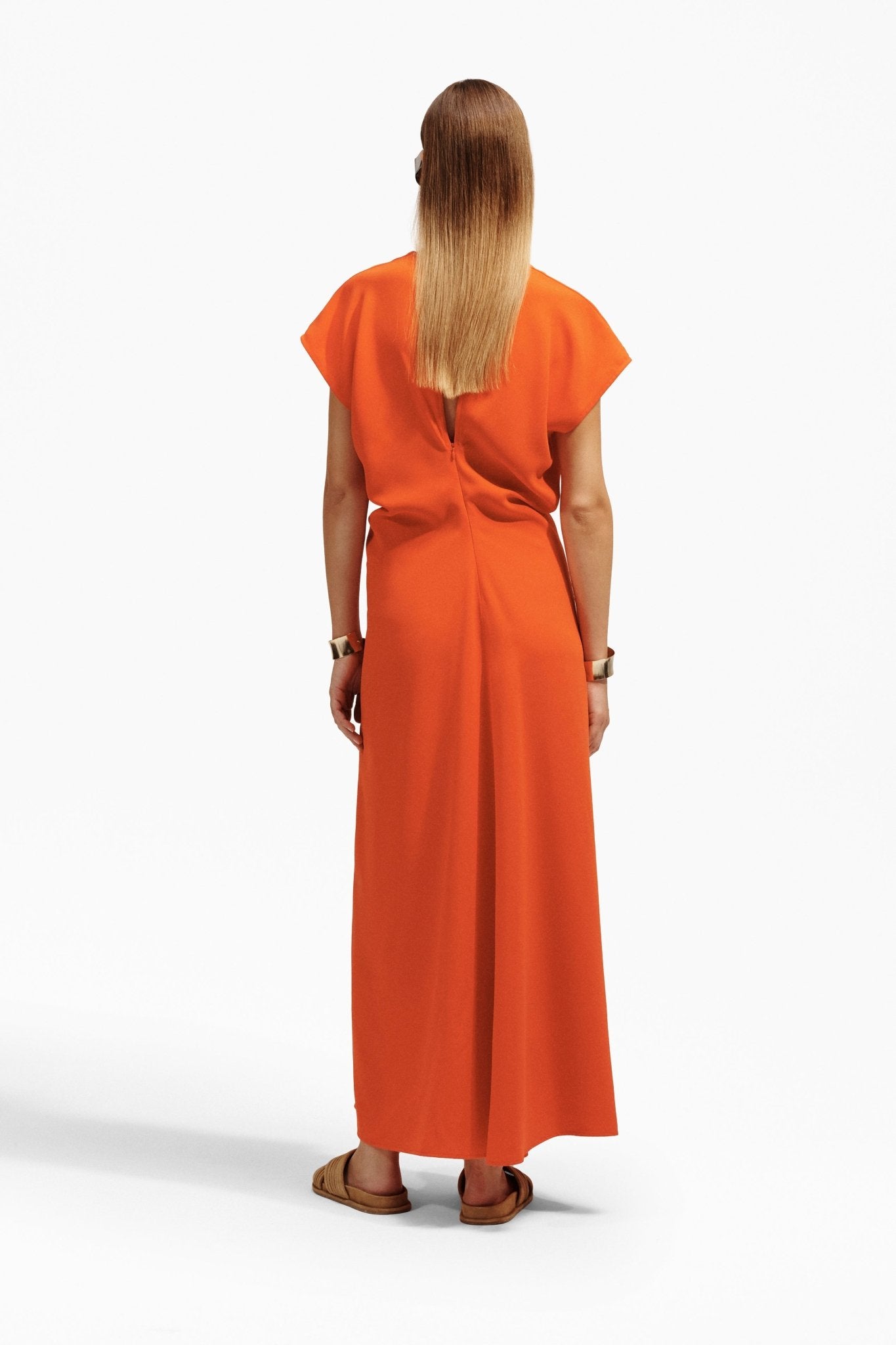 Abito Lungo Elegante da Cerimonia in Crepe - Caractère