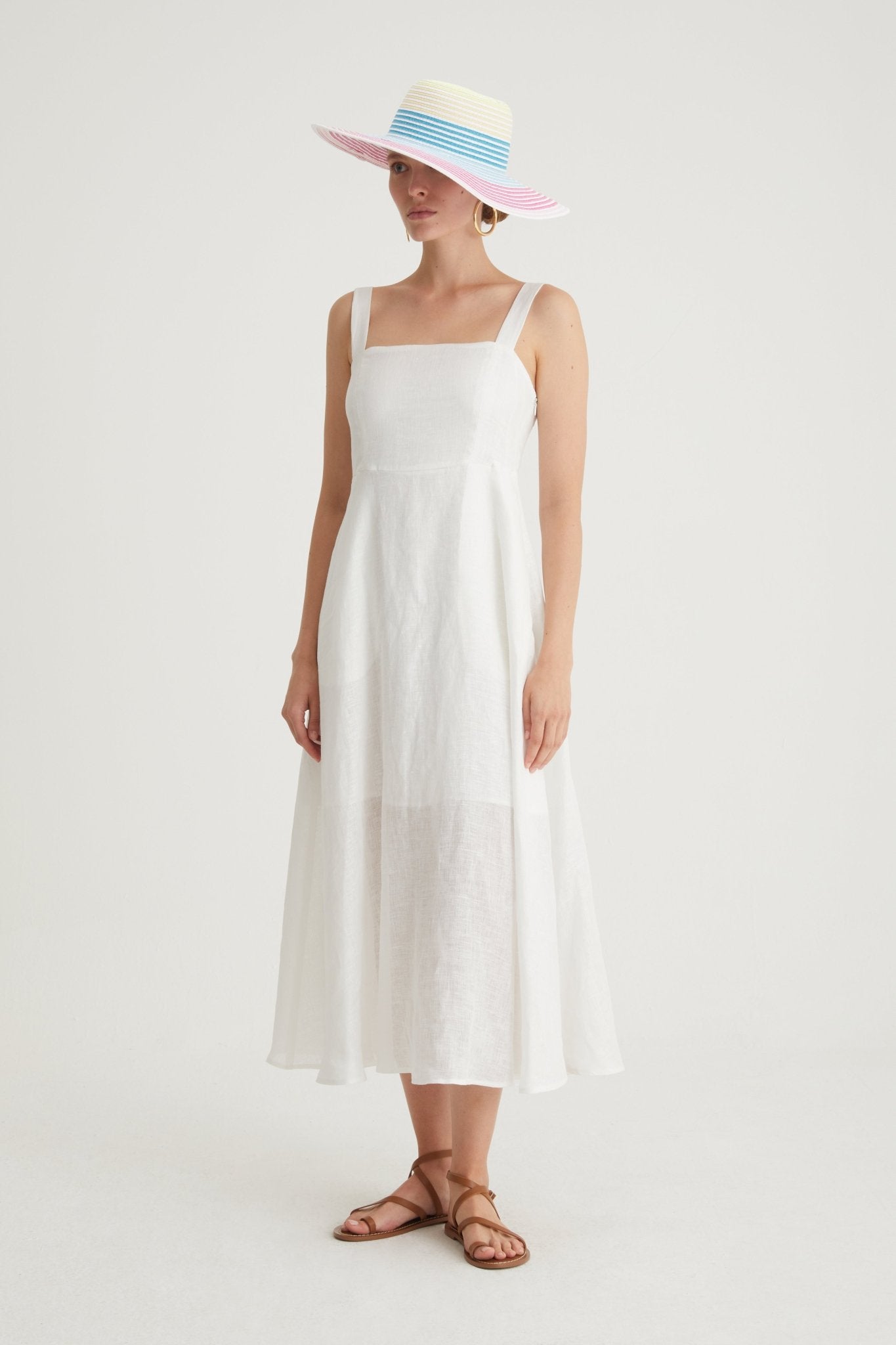 Abito midi in lino - Caractère
