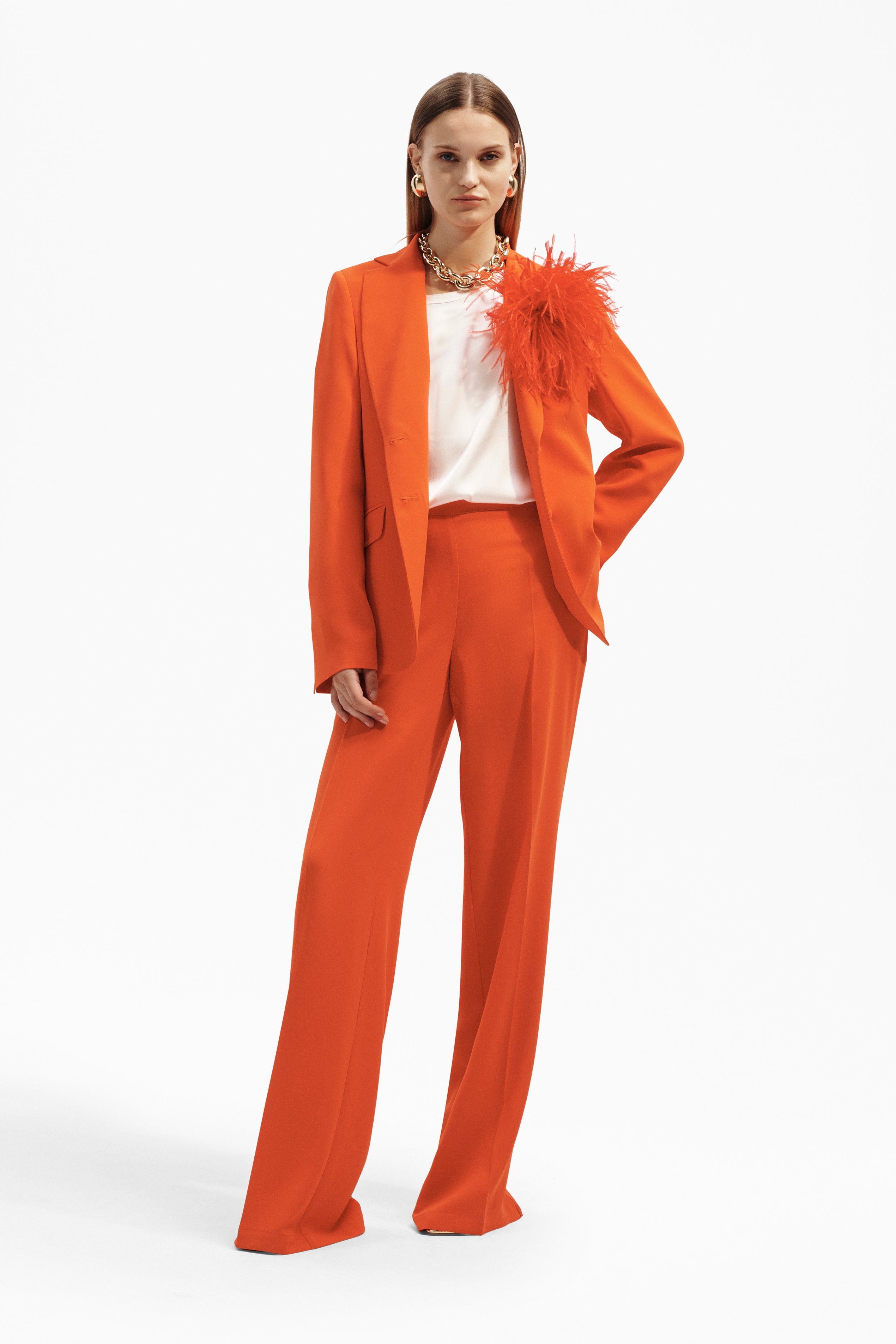 Blazer Elegante in Crepe Monopetto