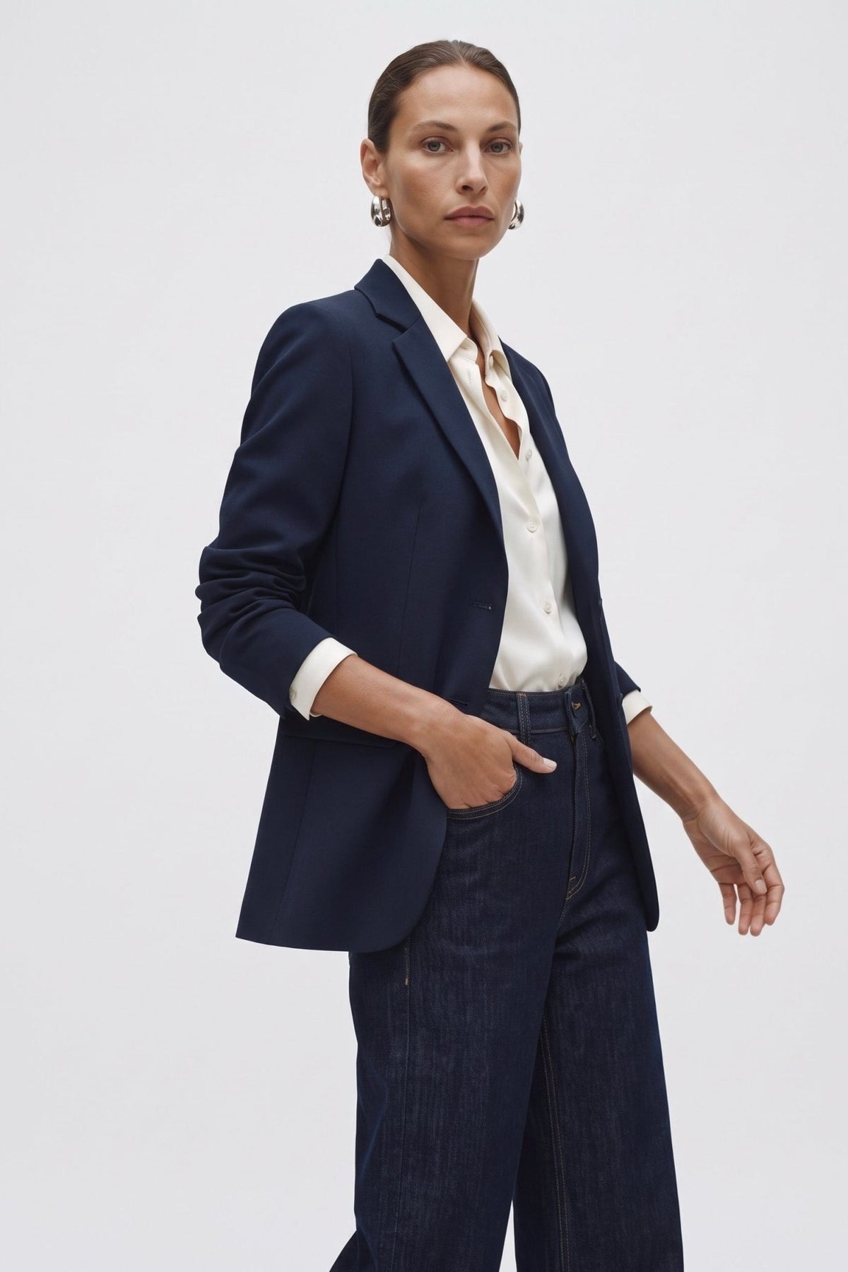 Blazer Donna Elegante in Crepe Monopetto – Raffinato e Contemporaneo - Caractère