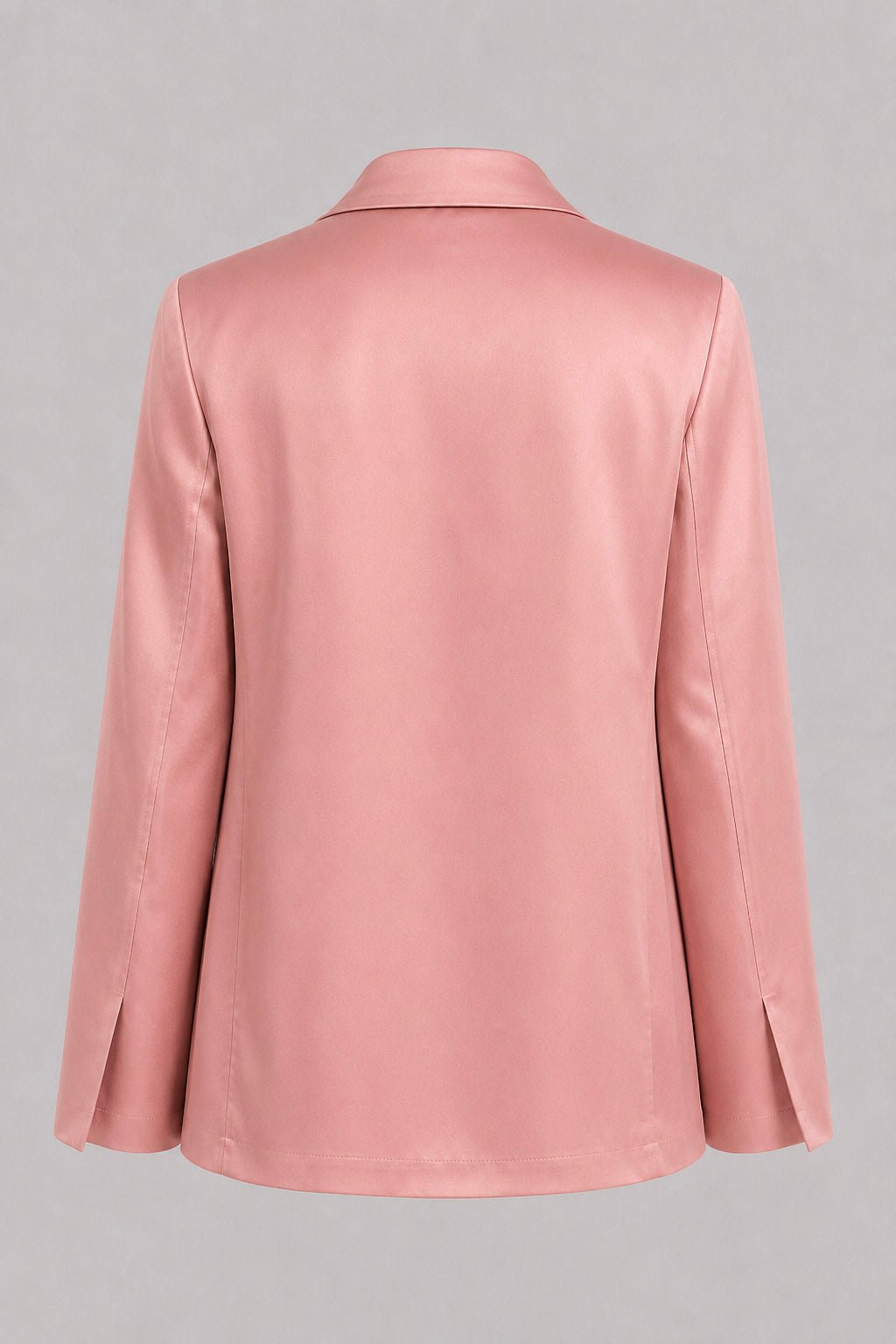 Blazer Monopetto Satinato con Revers - Caractère