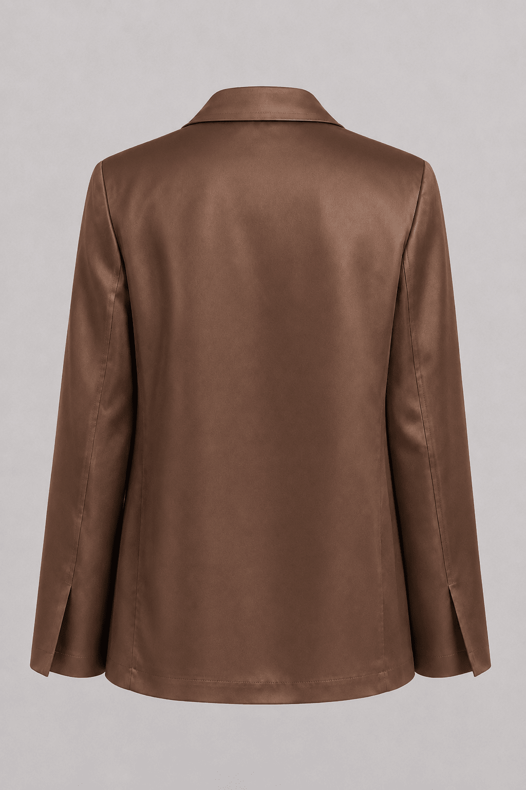 Blazer Monopetto Satinato con Revers - Caractère