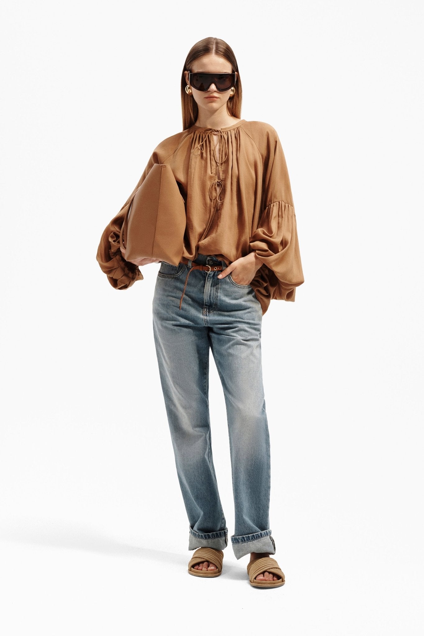 Blusa chic con arricciatura - Caractère