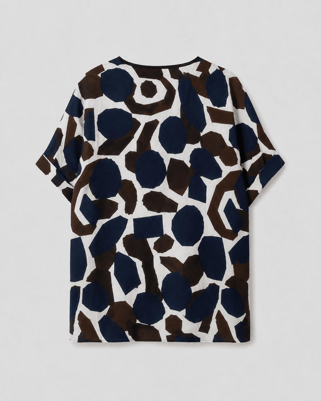 Blusa Kimono Scollo a V in Cotone - Caractère