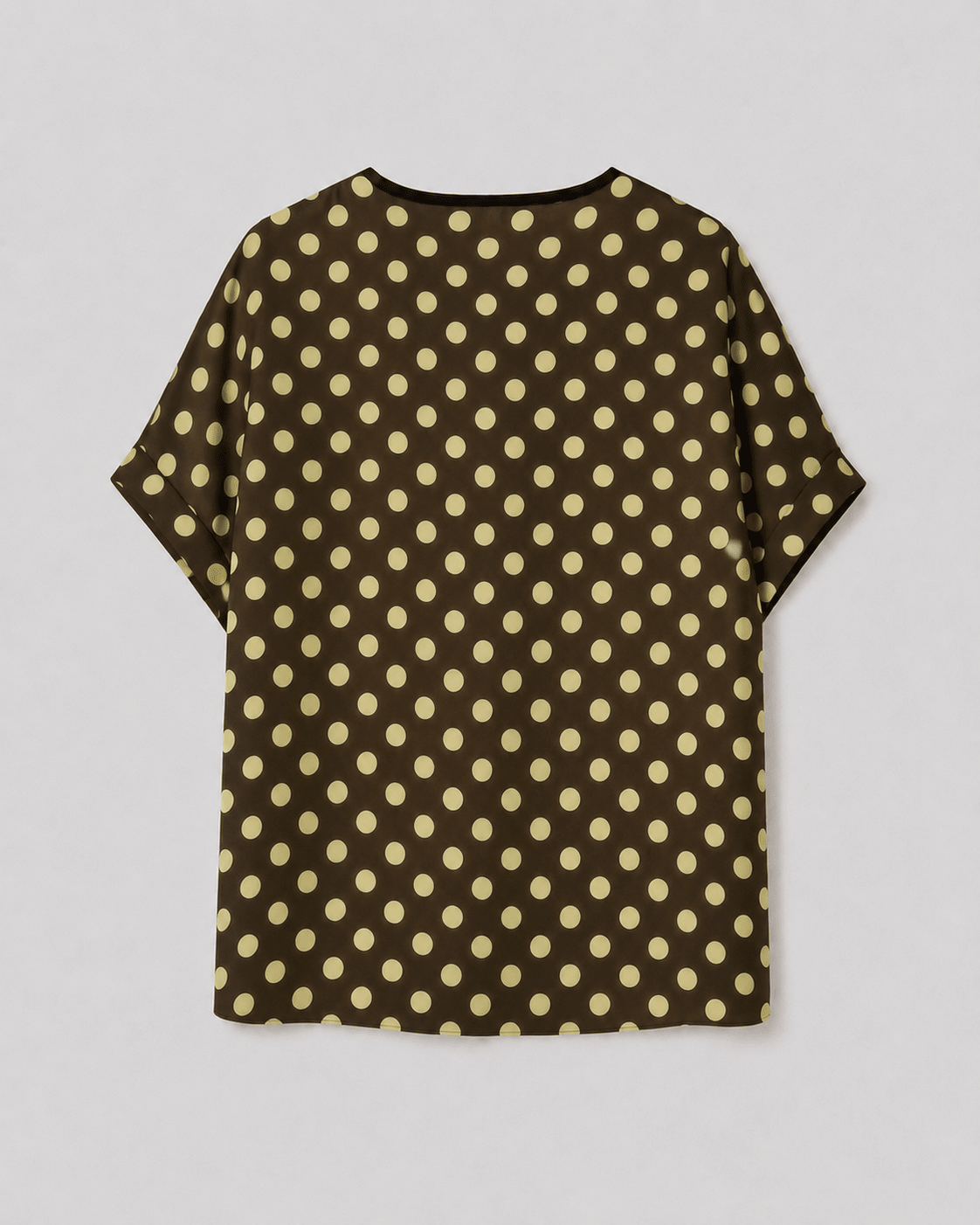 Blusa Kimono Scollo a V in Cotone - Caractère