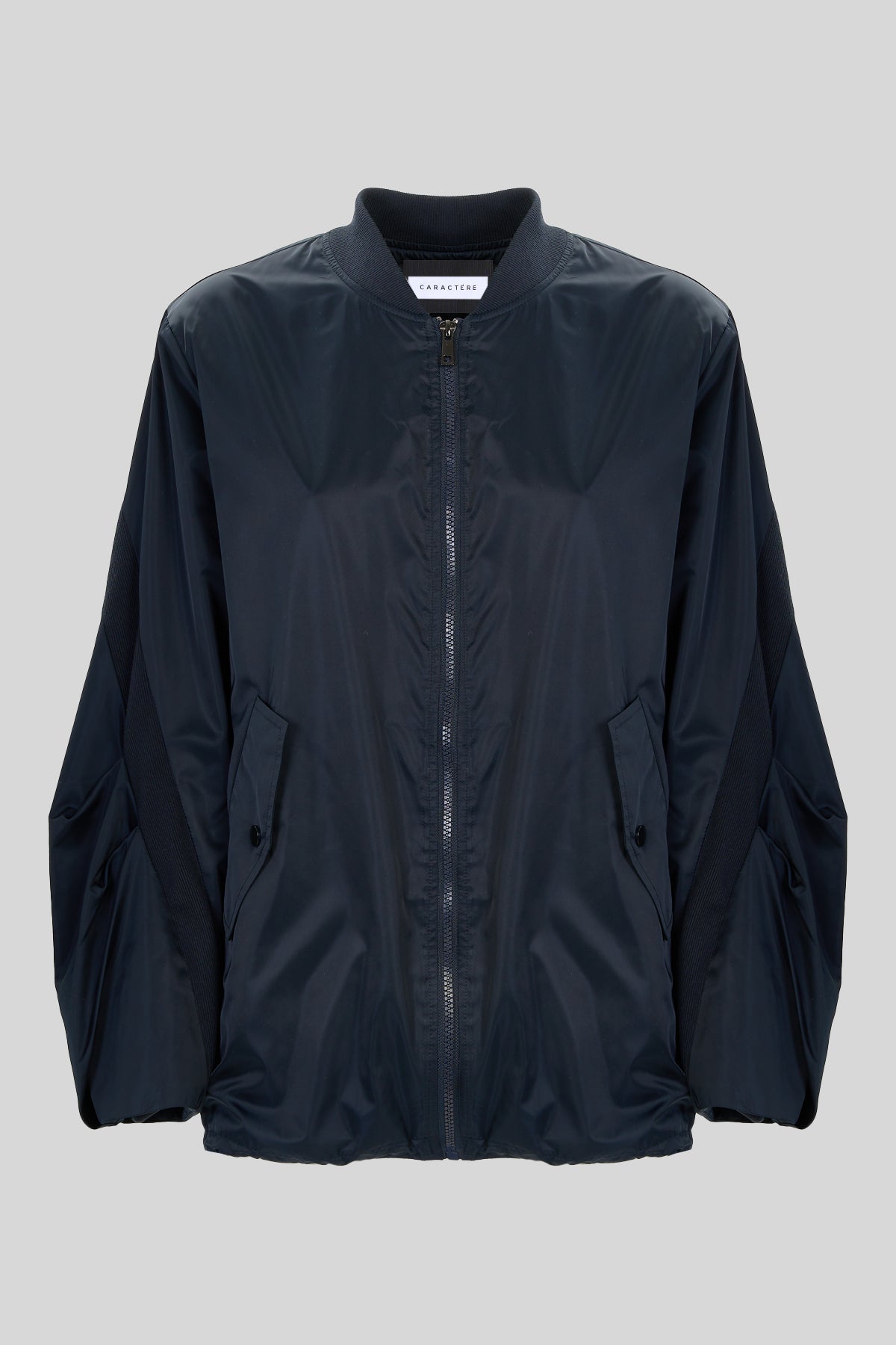 Bomber lungo in Raso - Caractère