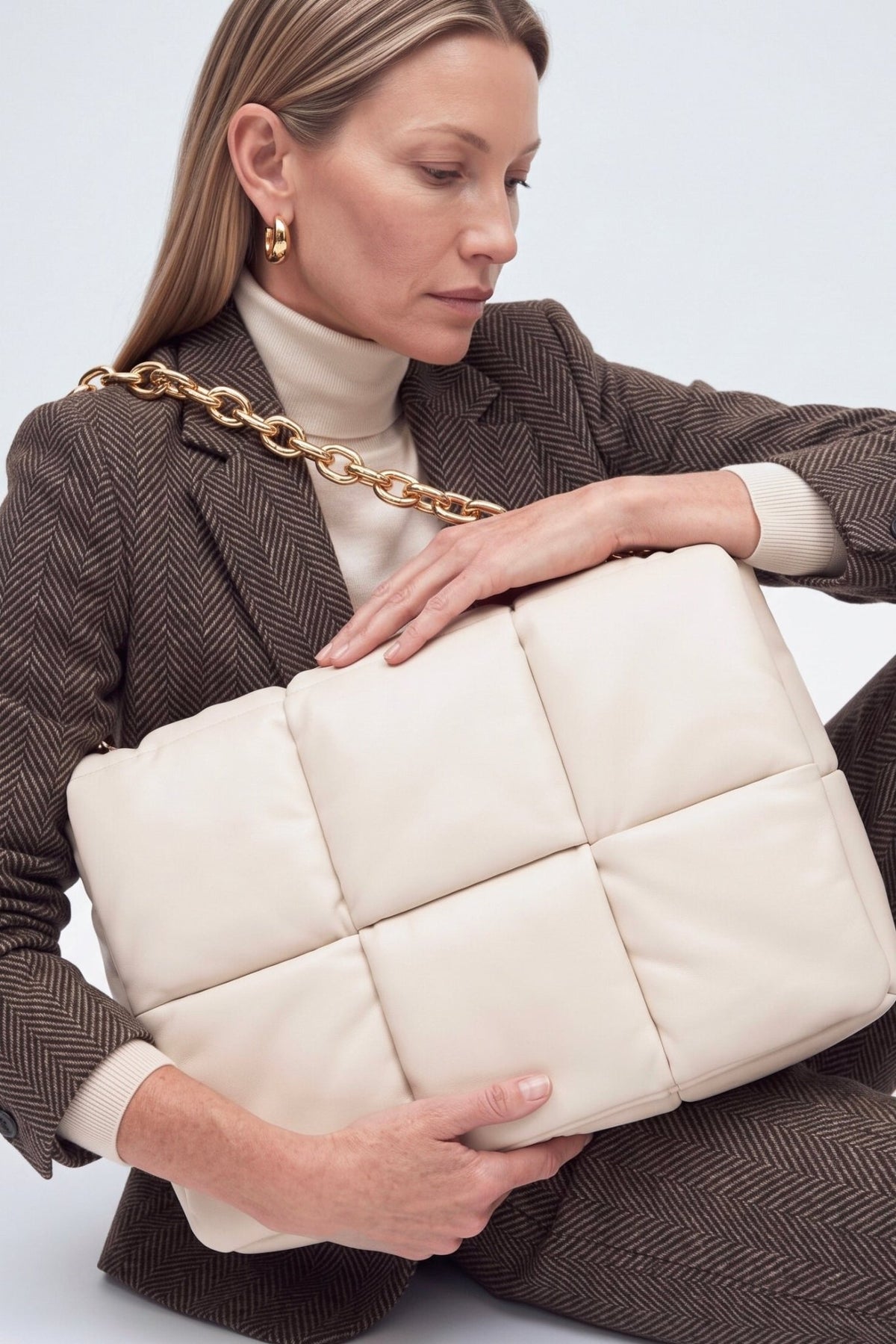 Borsa Donna Pouch in Simil Pelle - Caractère