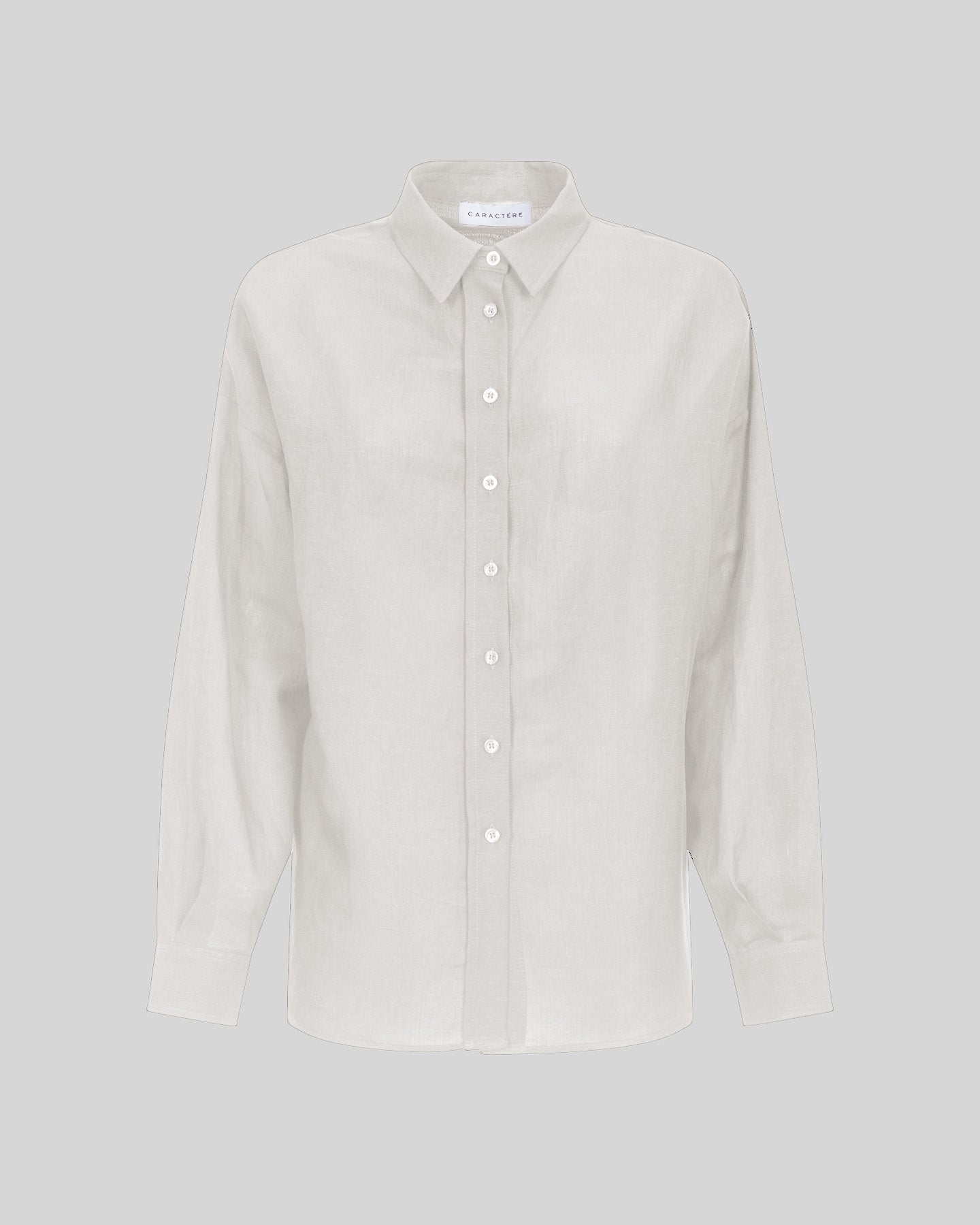 Camicia a manica lunga con colletto classico - Caractère
