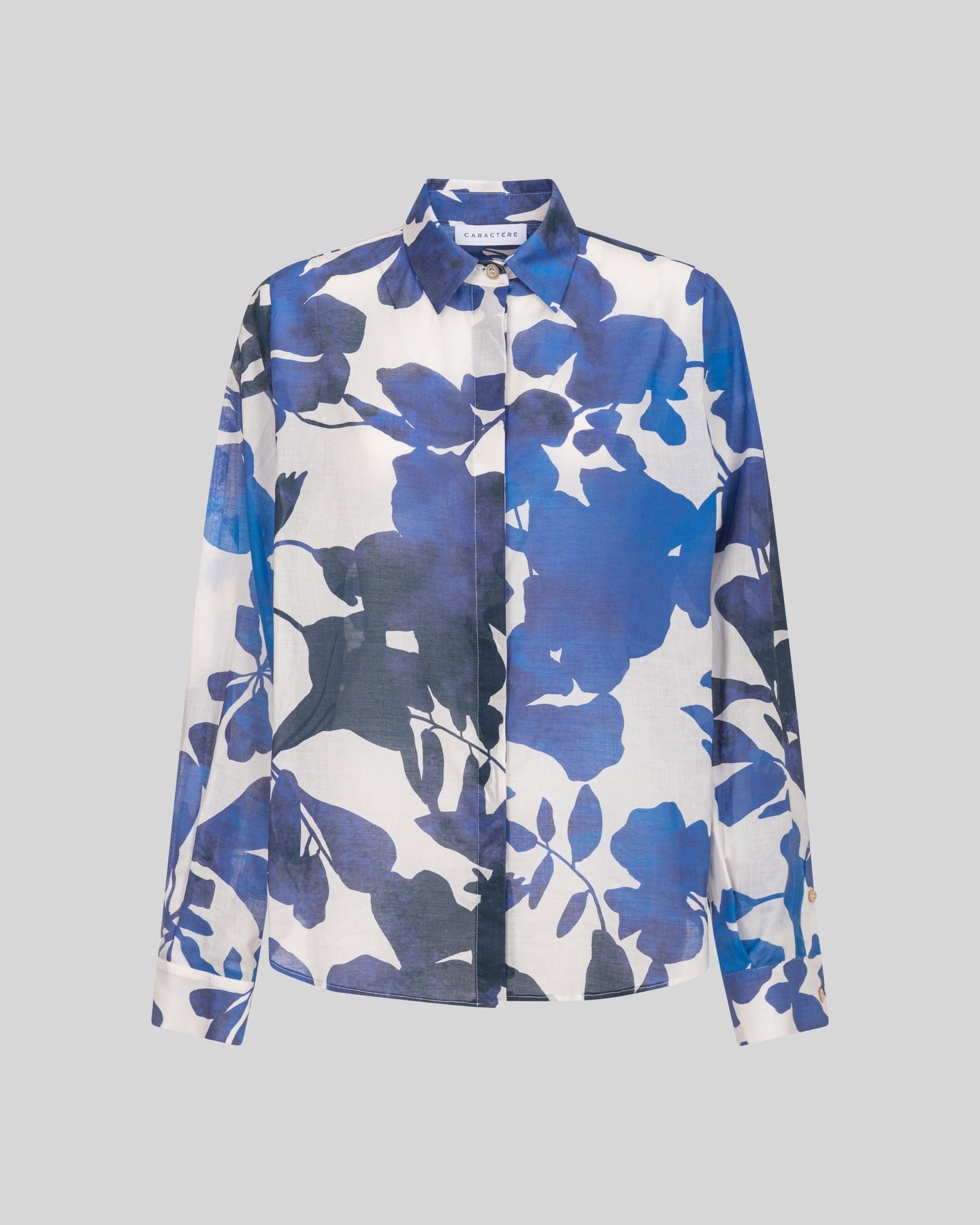 Camicia Classica Floreale in Cotone - Caractère