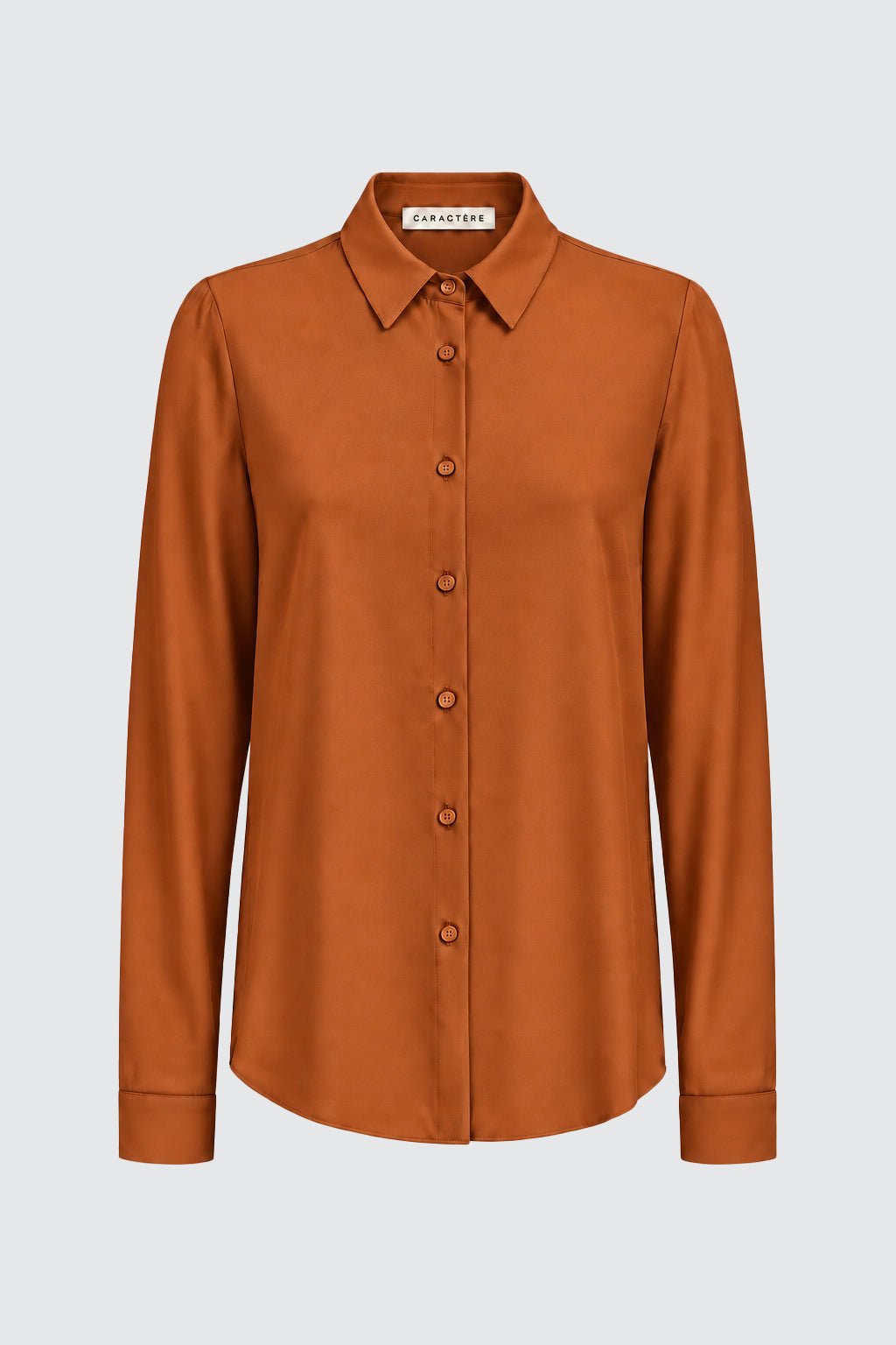 Camicia Donna Elegante a Manica Lunga Colletto Classico – Raffinata da Ufficio - Caractère