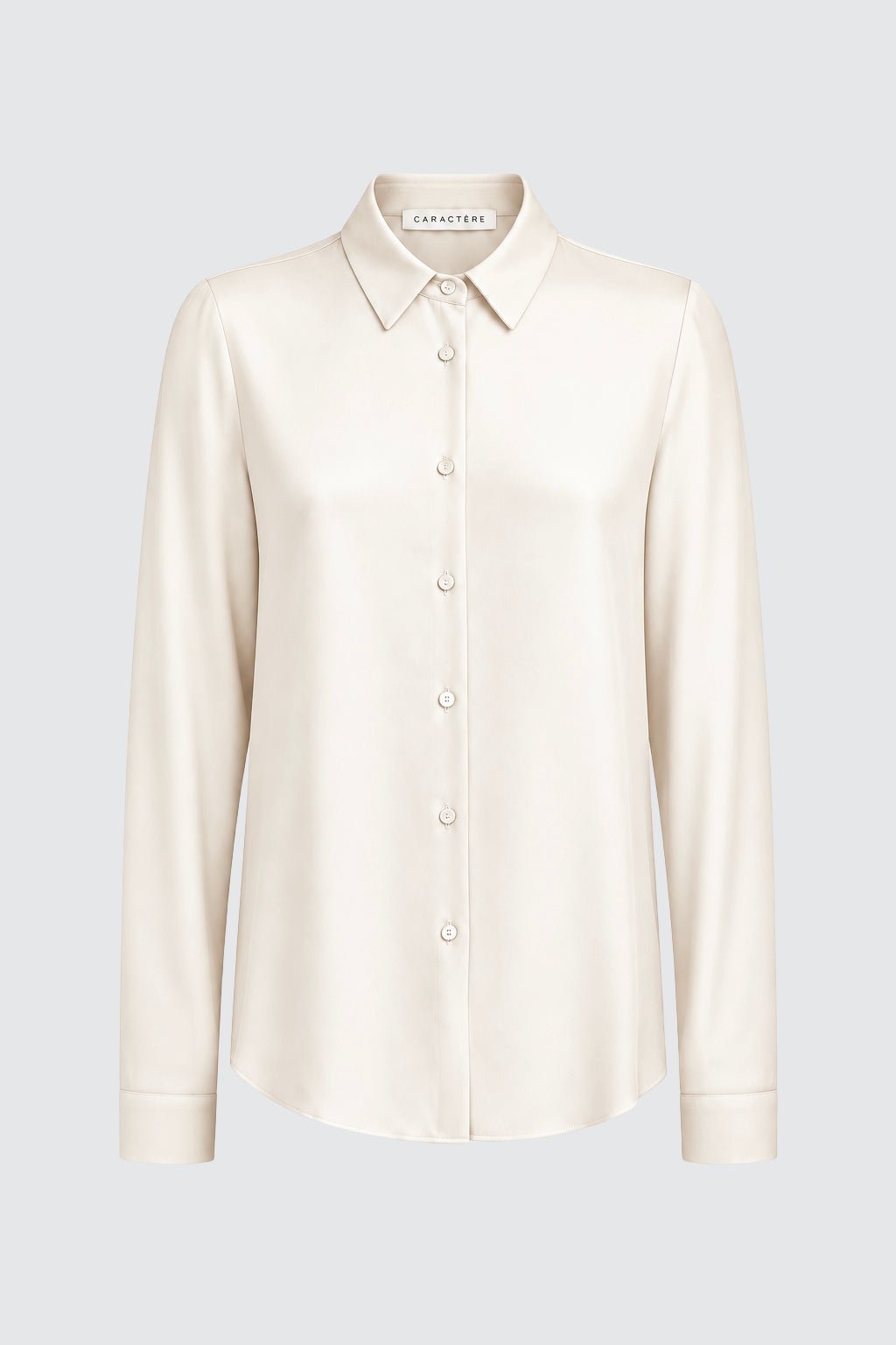 Camicia Donna Elegante a Manica Lunga Colletto Classico – Raffinata da Ufficio - Caractère