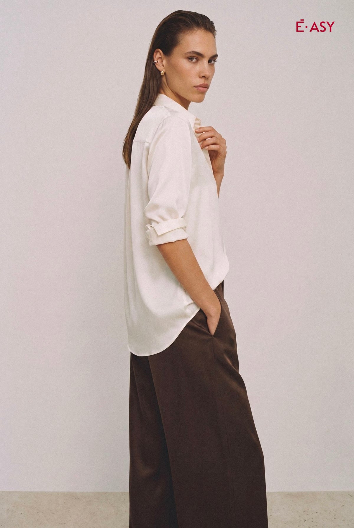 Camicia Donna in Poliestere con Colletto Classico - Caractère